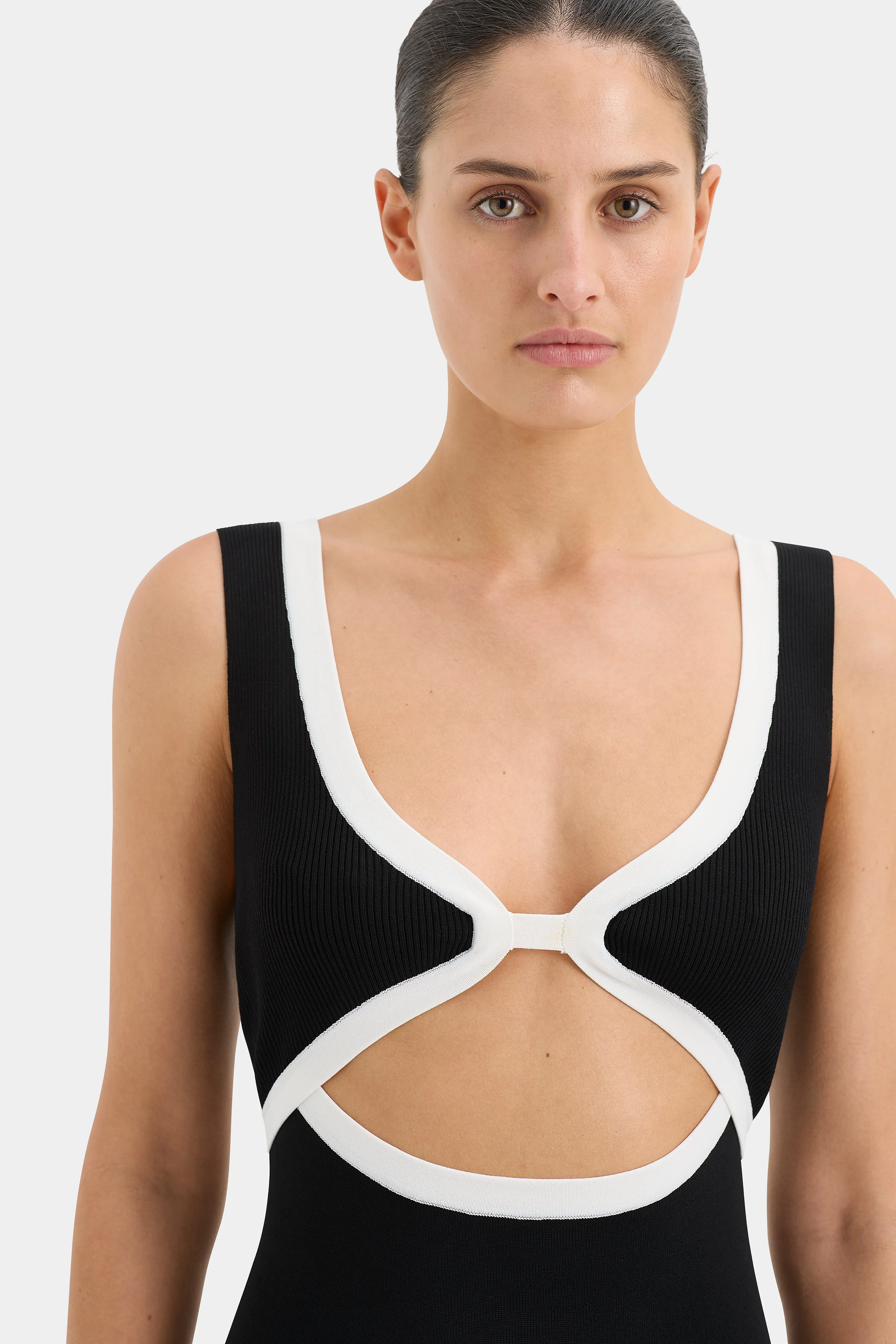 Lupita Shaped Midi Dress sold by SIR the label product image thumbnail 4