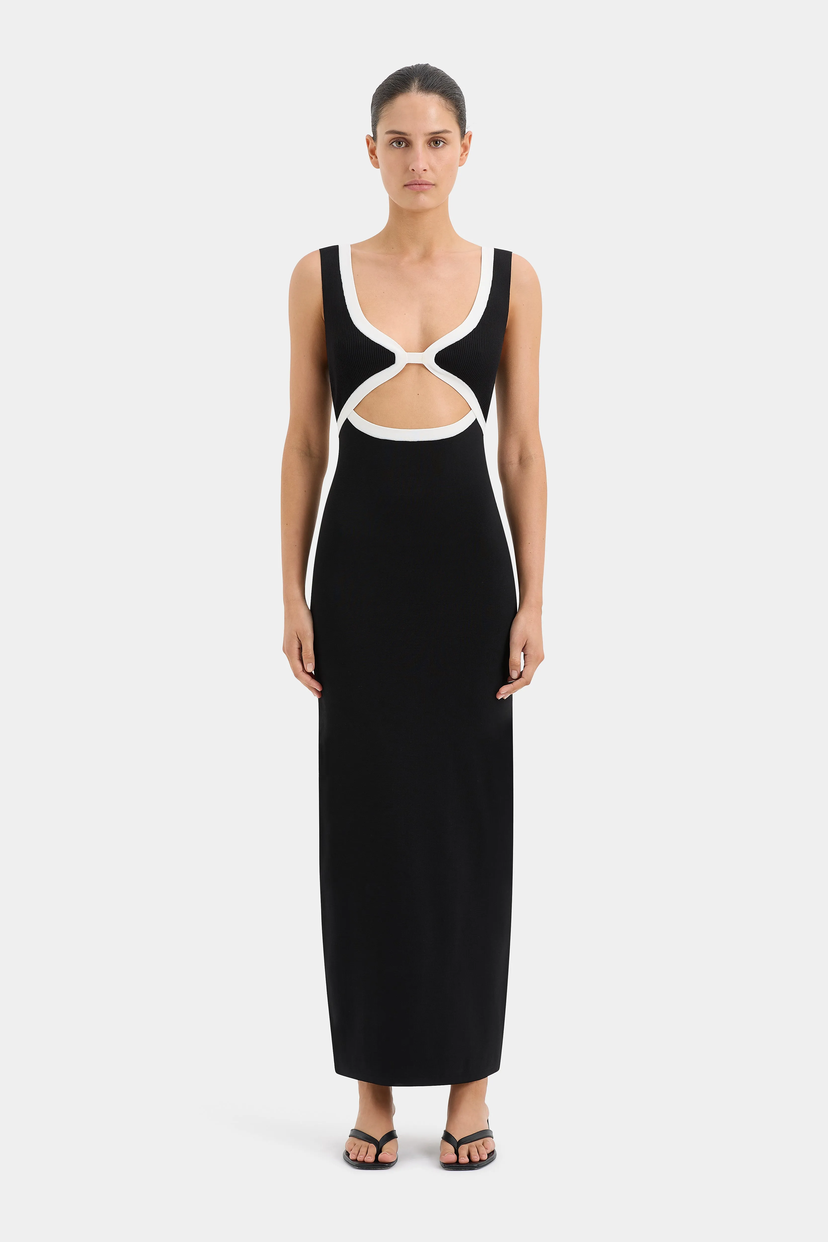 Lupita Shaped Midi Dress sold by SIR the label