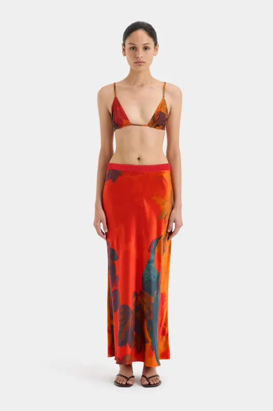 Lush Midi Skirt sold by SIR the label