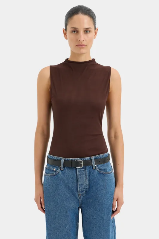 Jacques Mesh Tank sold by SIR the label