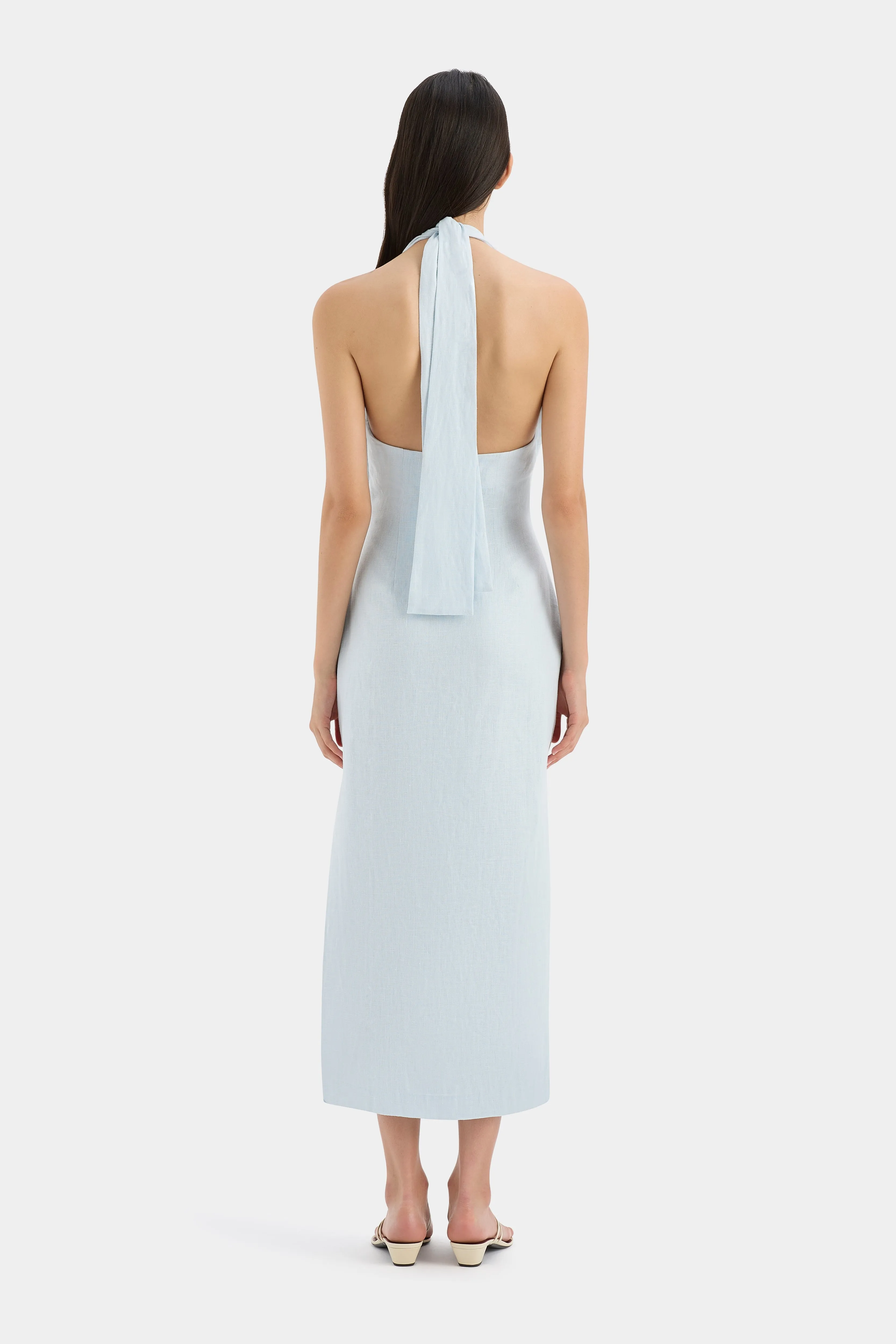 Iris Halter Midi Dress sold by SIR the label product image thumbnail 3
