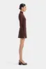 Sandrine Button Mini Skirt sold by SIR the label