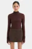 Sandrine Button Mini Skirt sold by SIR the label