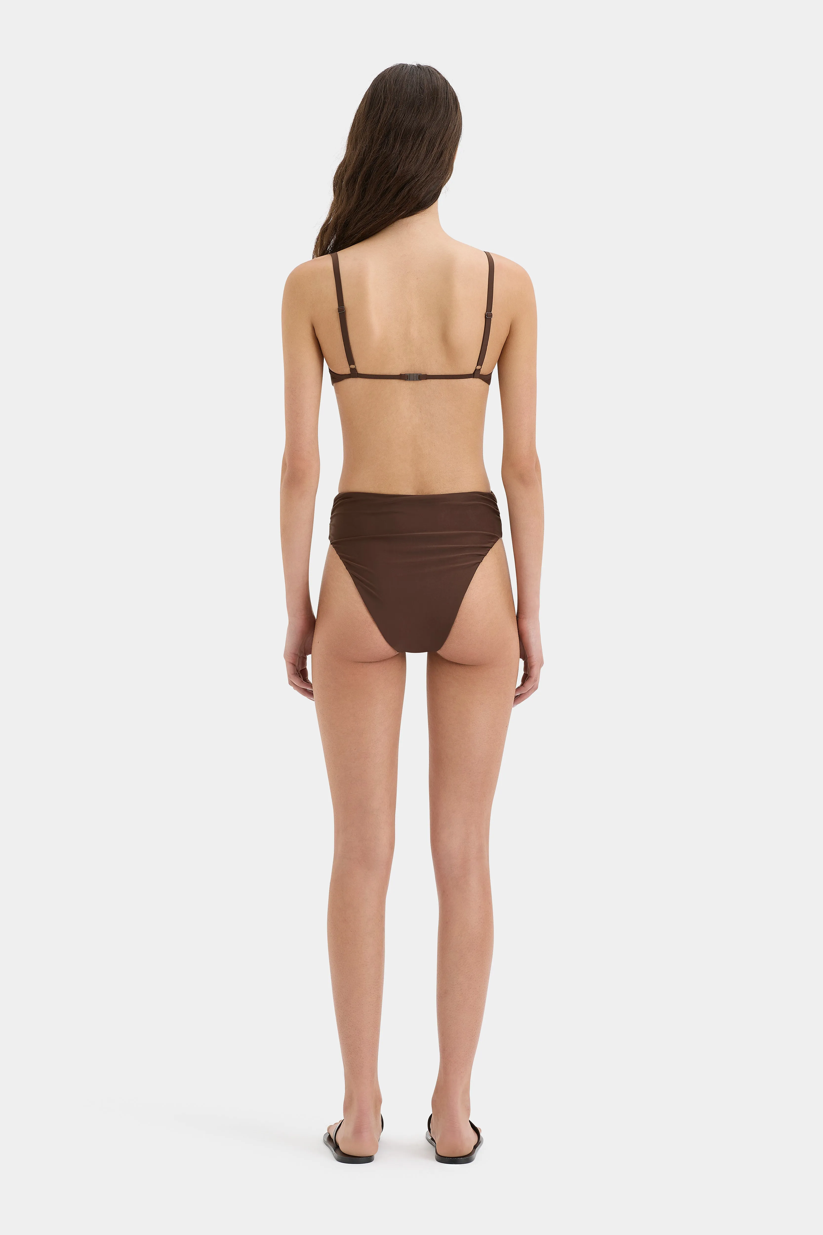 Jeanne Gathered High Cut Brief sold by SIR the label product image thumbnail 2