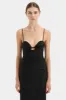 Noemi Balconette Midi Dress sold by SIR the label