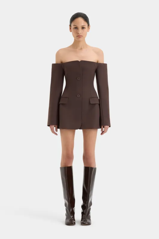 Sandrine Tailored Mini Dress sold by SIR the label