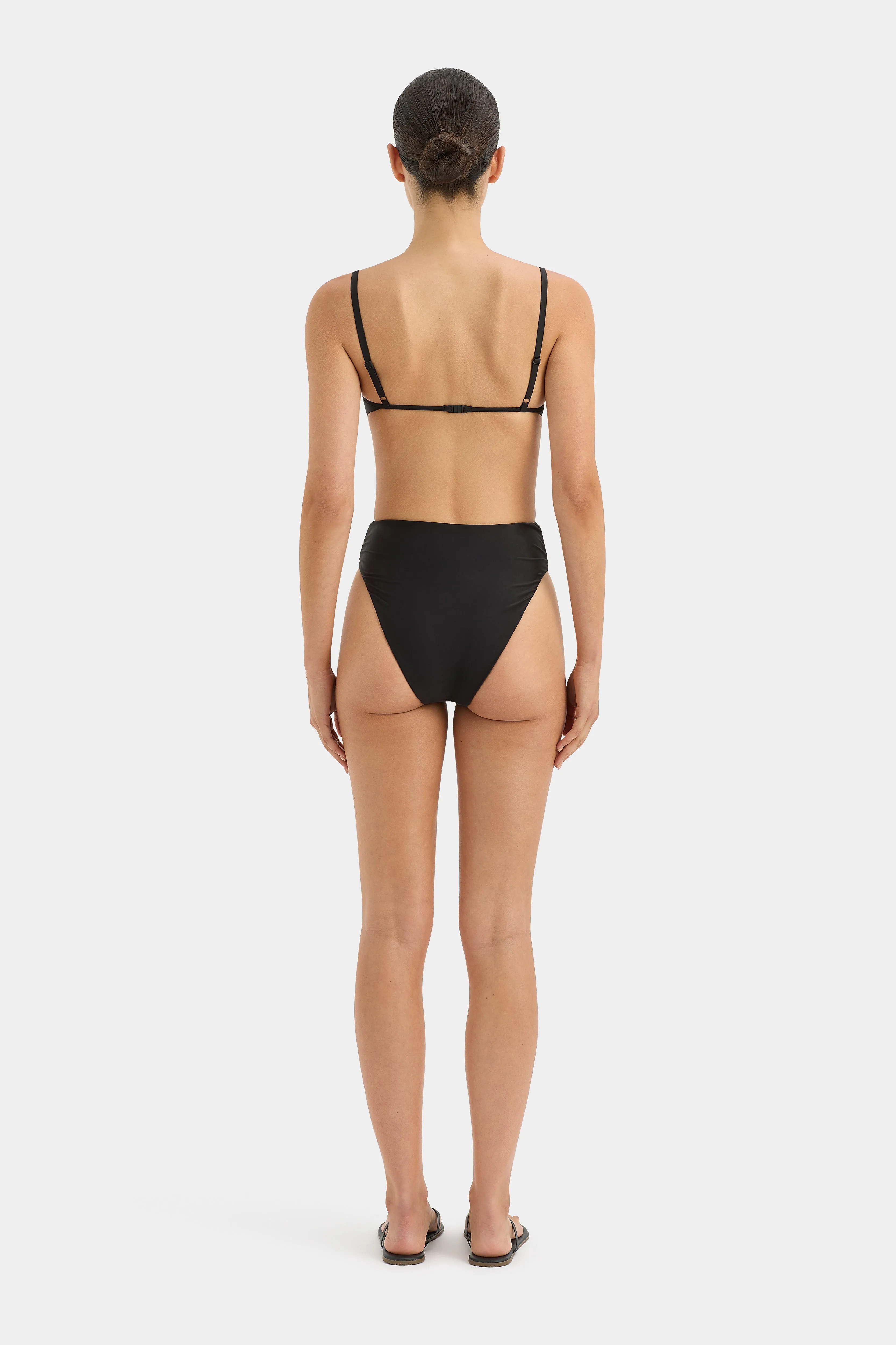 Zoya Gathered High Cut Brief sold by SIR the label product image thumbnail 2