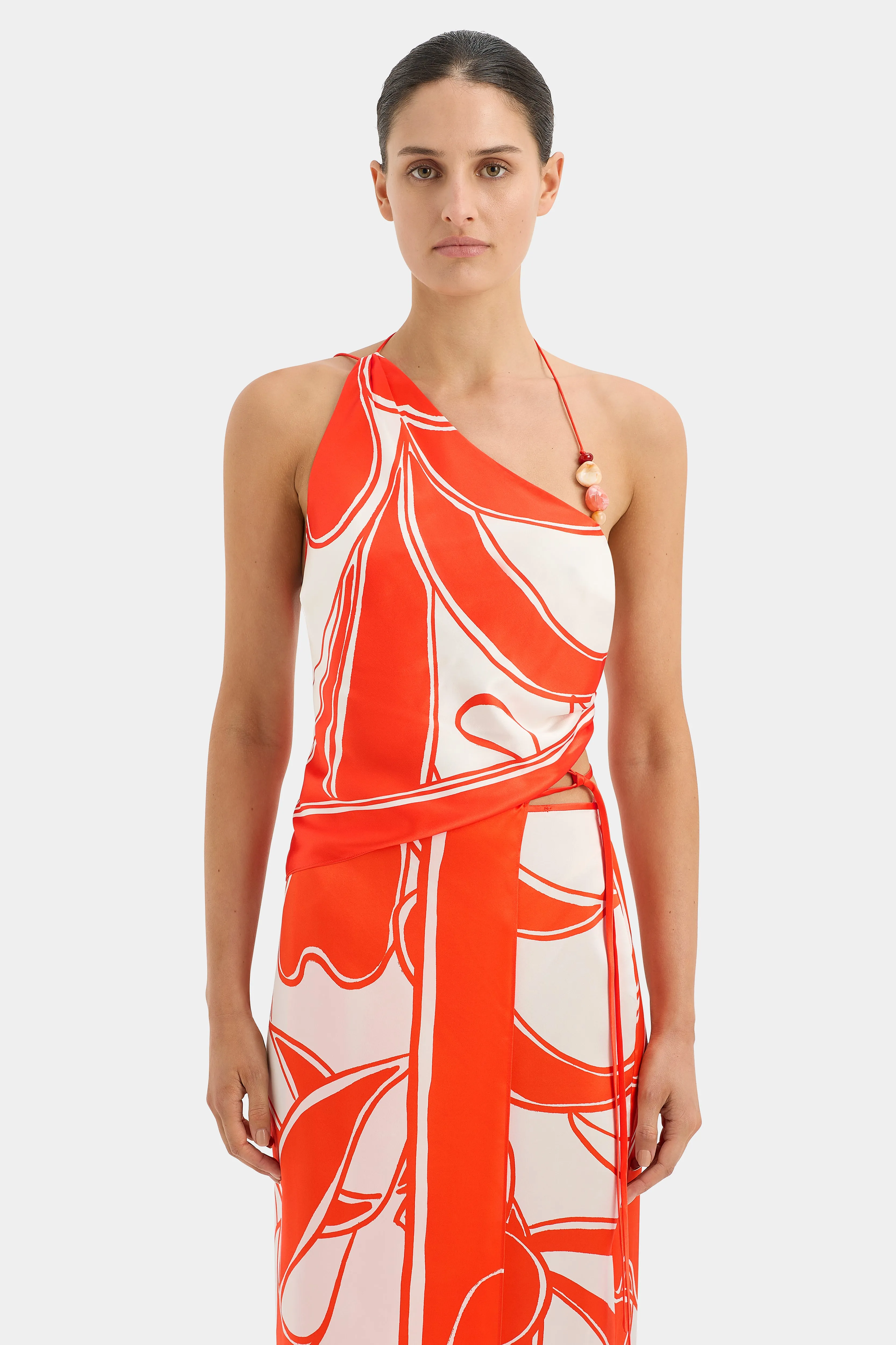 Ramona Asymmetric Top sold by SIR the label