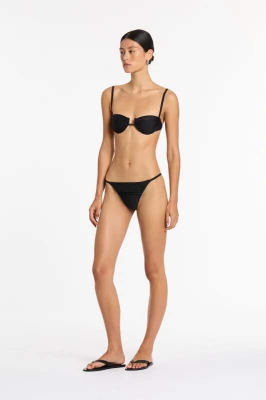 Zoya Gathered Bikini Brief sold by SIR the label