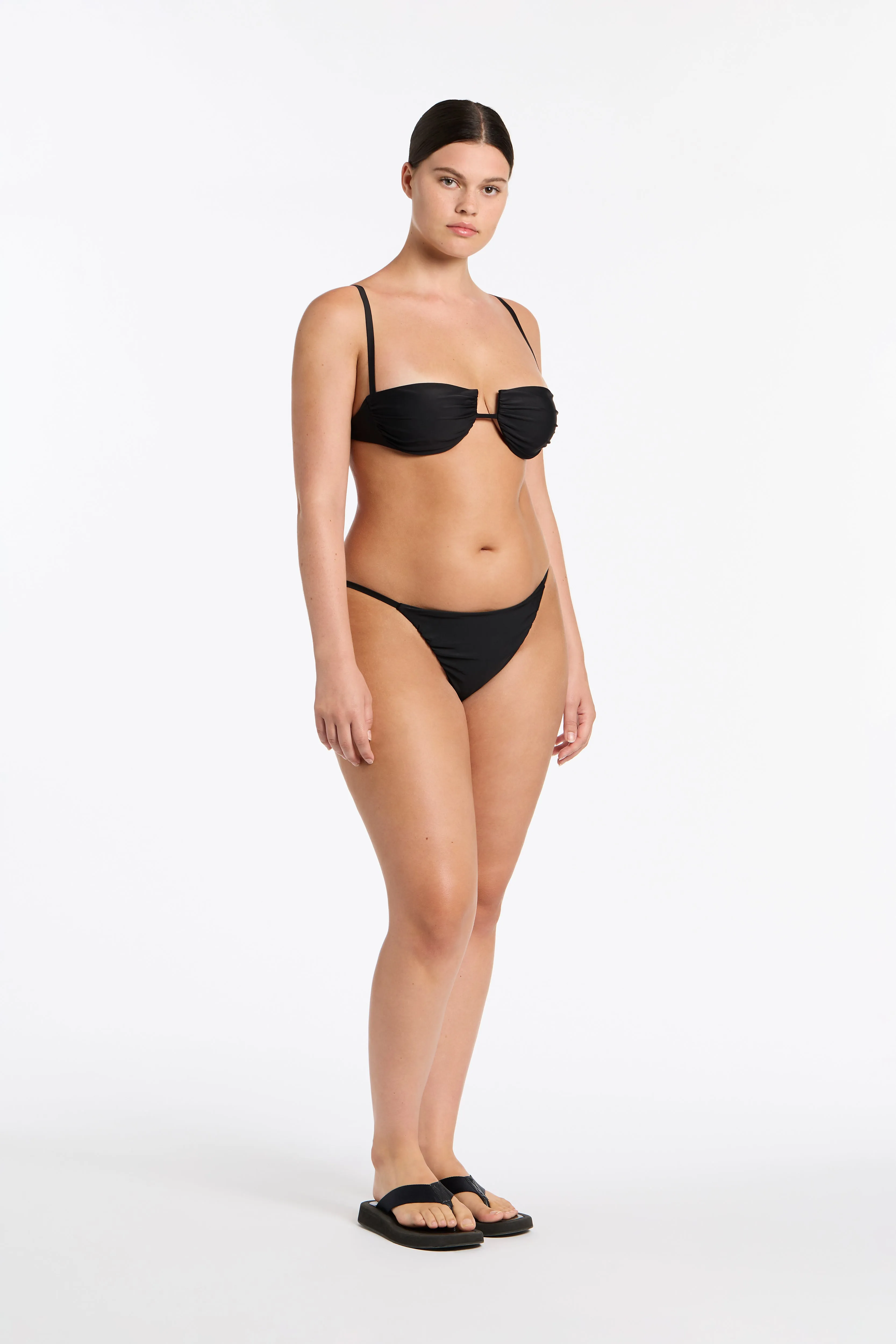 Zoya Gathered Bikini Brief sold by SIR the label product image thumbnail 5