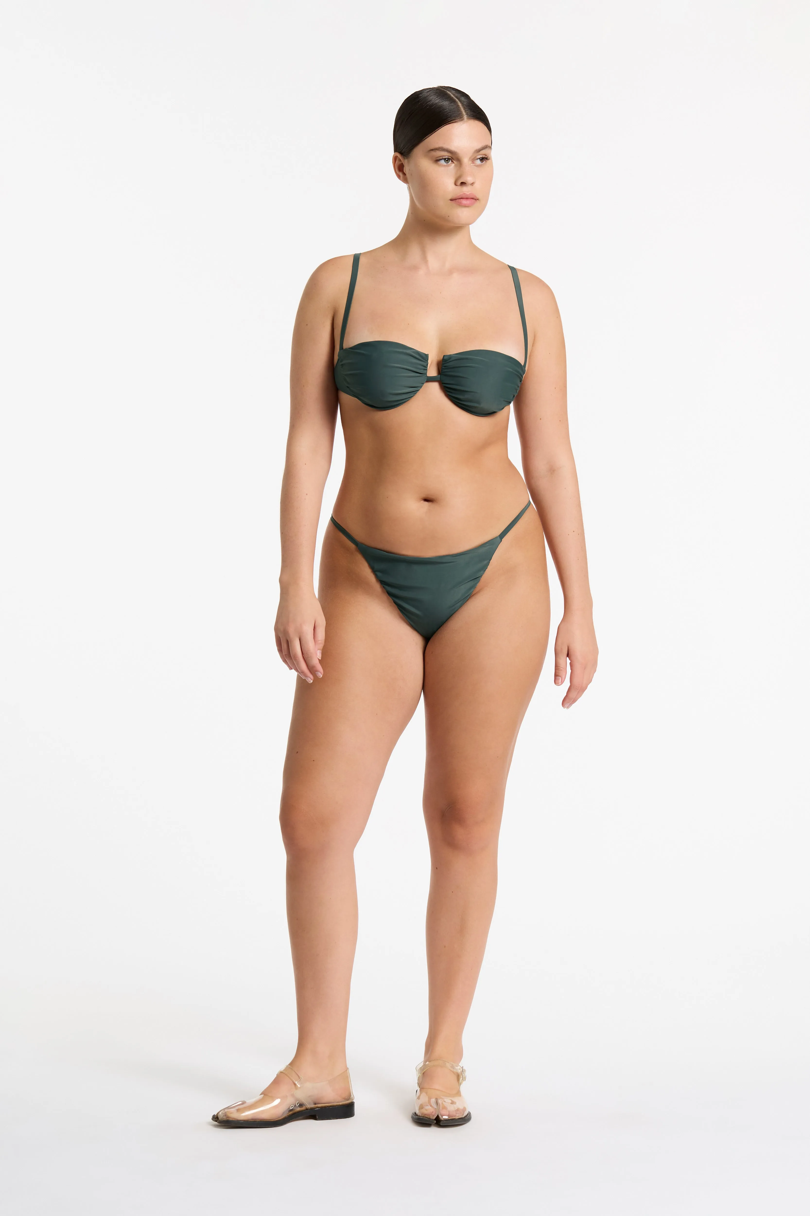 Maxime Gathered Bikini Brief sold by SIR the label product image thumbnail 5