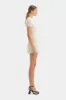 Sandrine Button Mini Skirt sold by SIR the label