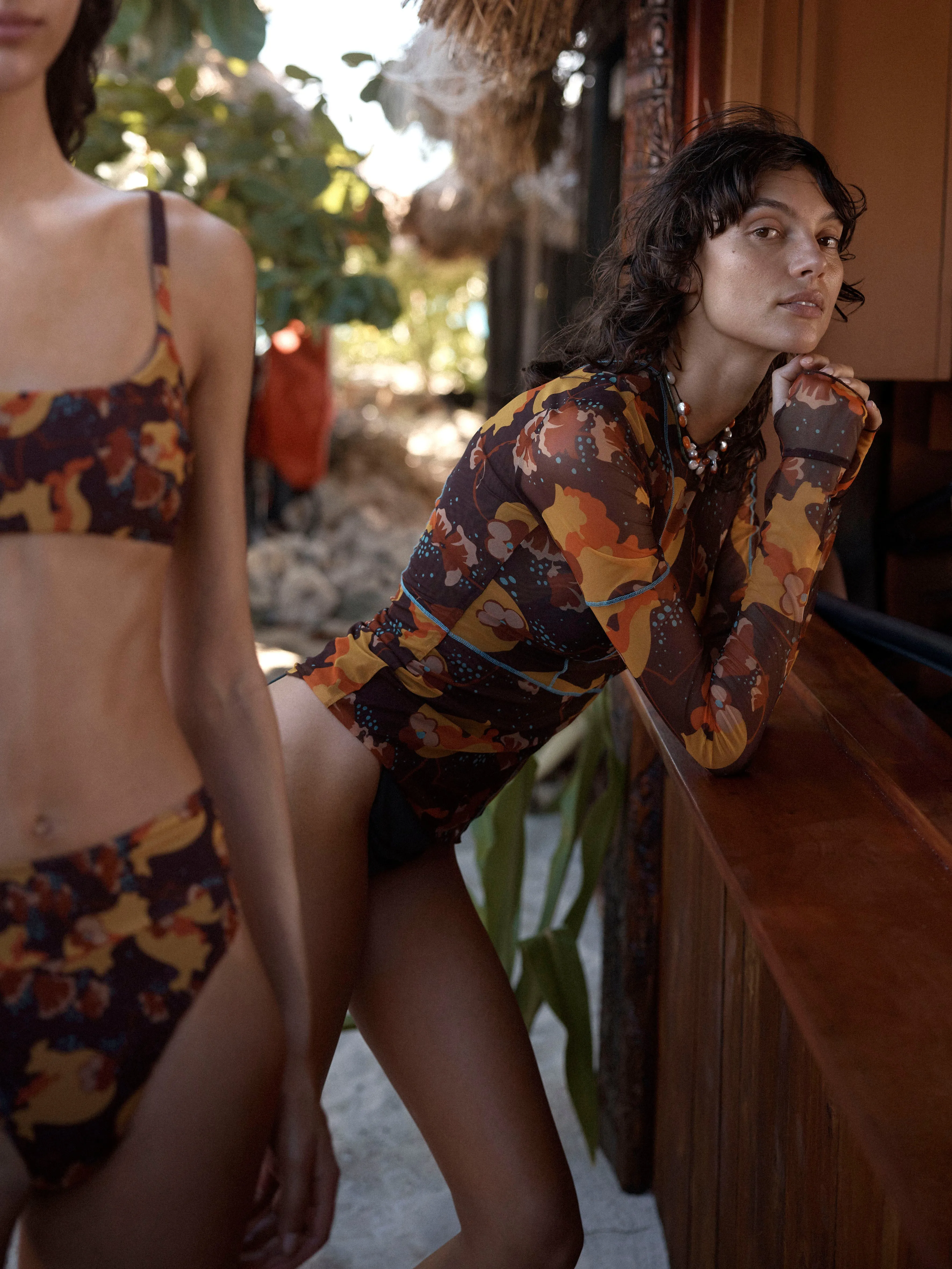 Jacques Mesh Panelled Top sold by SIR the label product image thumbnail 2