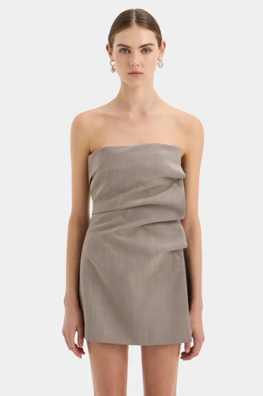 Leonardo Pleated Mini Dress sold by SIR the label