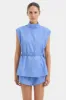 Nouveaux Collared Top sold by SIR the label