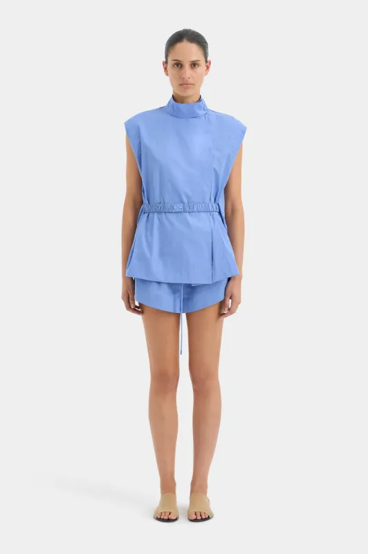 Nouveaux Collared Top sold by SIR the label