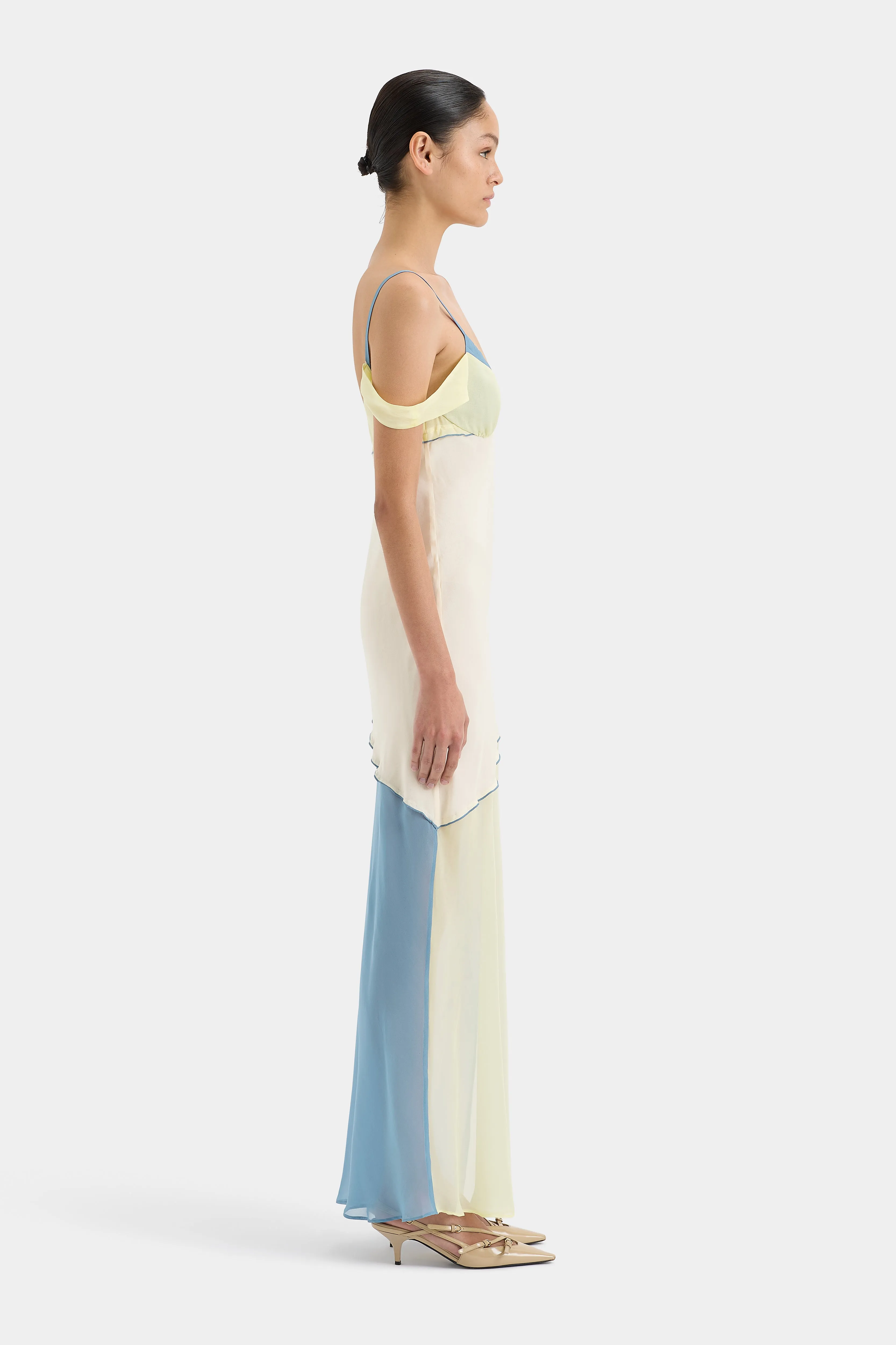 Thames Splice Midi Dress sold by SIR the label product image thumbnail 4