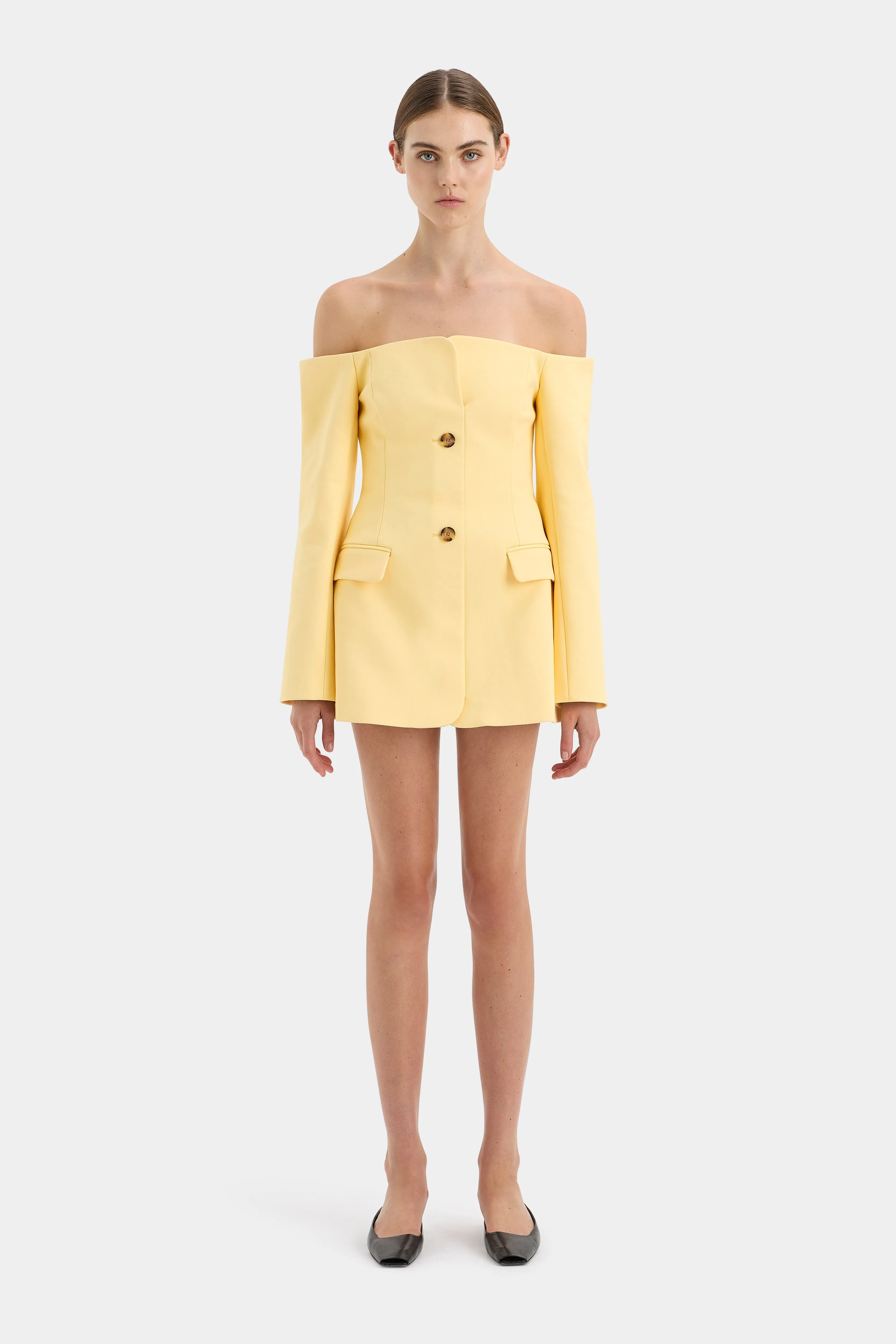 Sandrine Tailored Mini Dress sold by SIR the label product image thumbnail 3