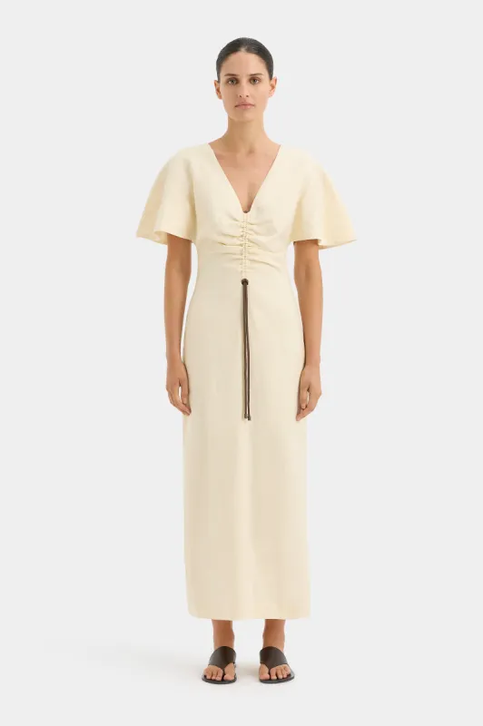 Josefina Corded V Neck Dress sold by SIR the label