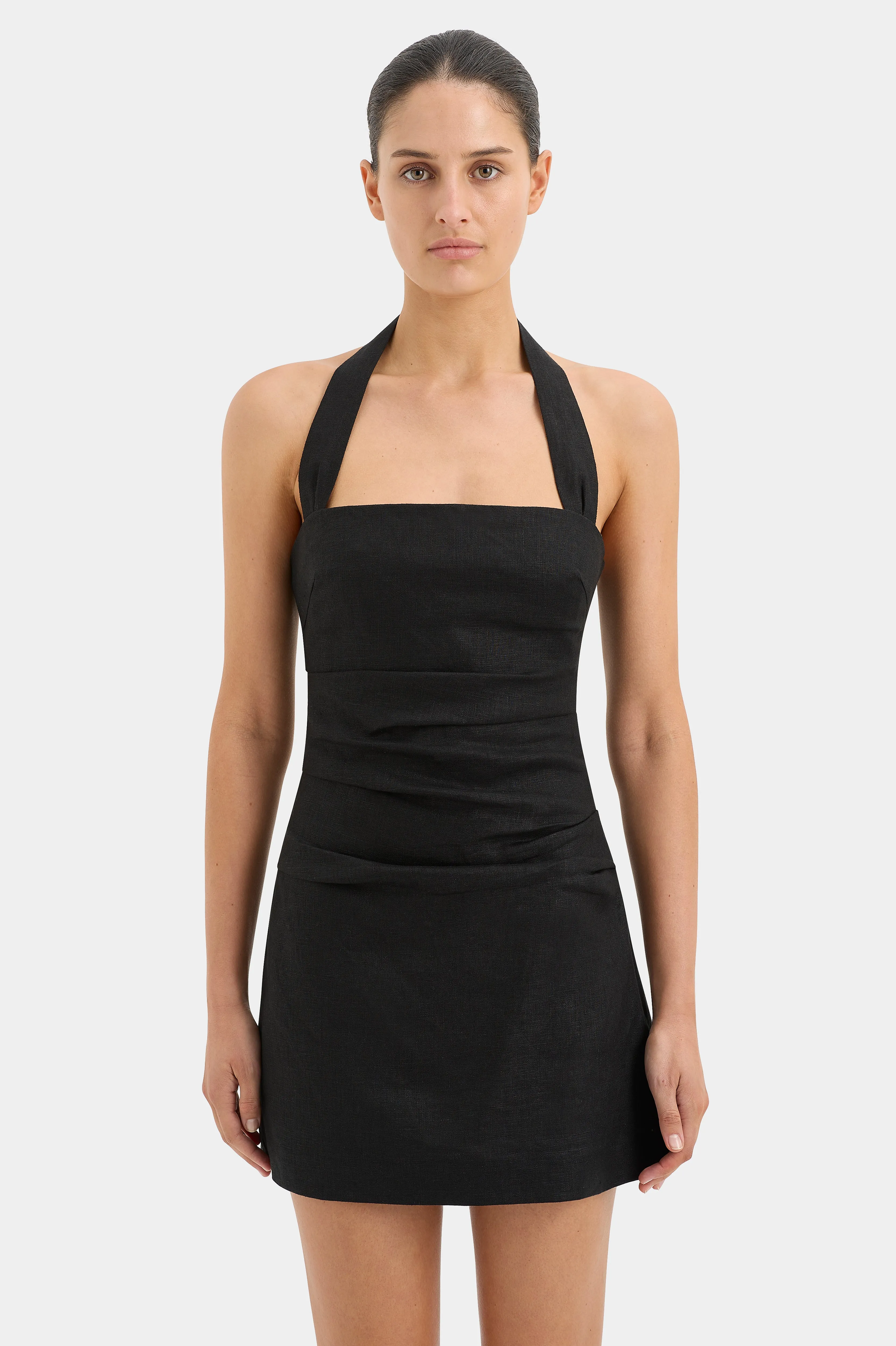 Noemi Halter Mini Dress sold by SIR the label