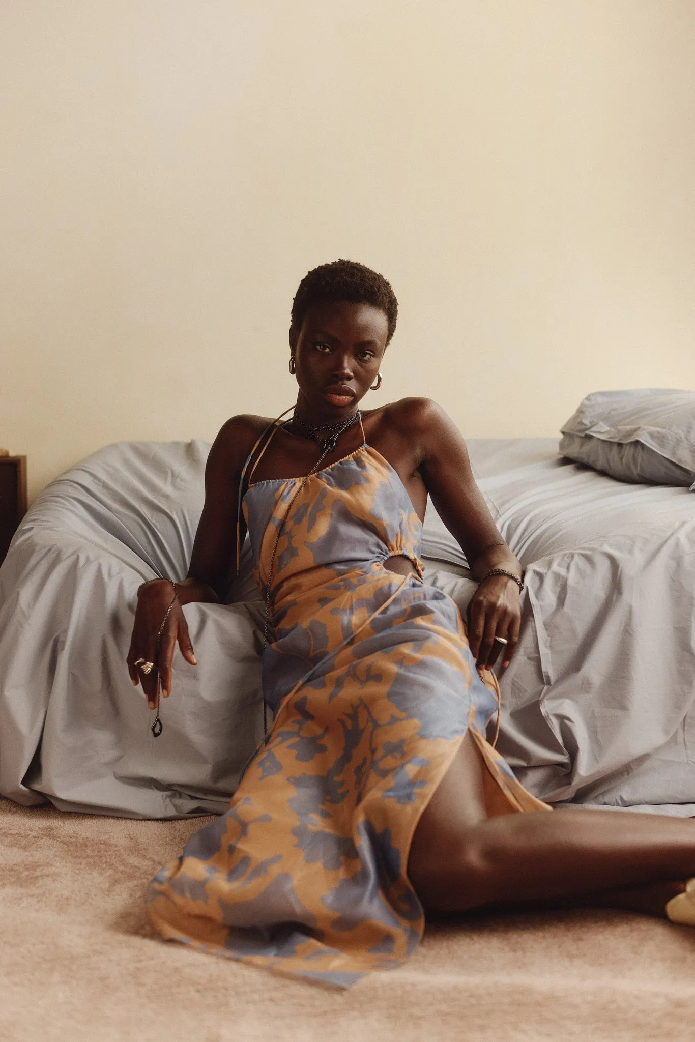 Coralie Halter Midi Dress sold by SIR the label product image thumbnail 2