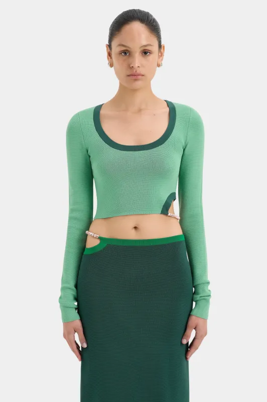Salvador Long Sleeve Crop made by SIR the label