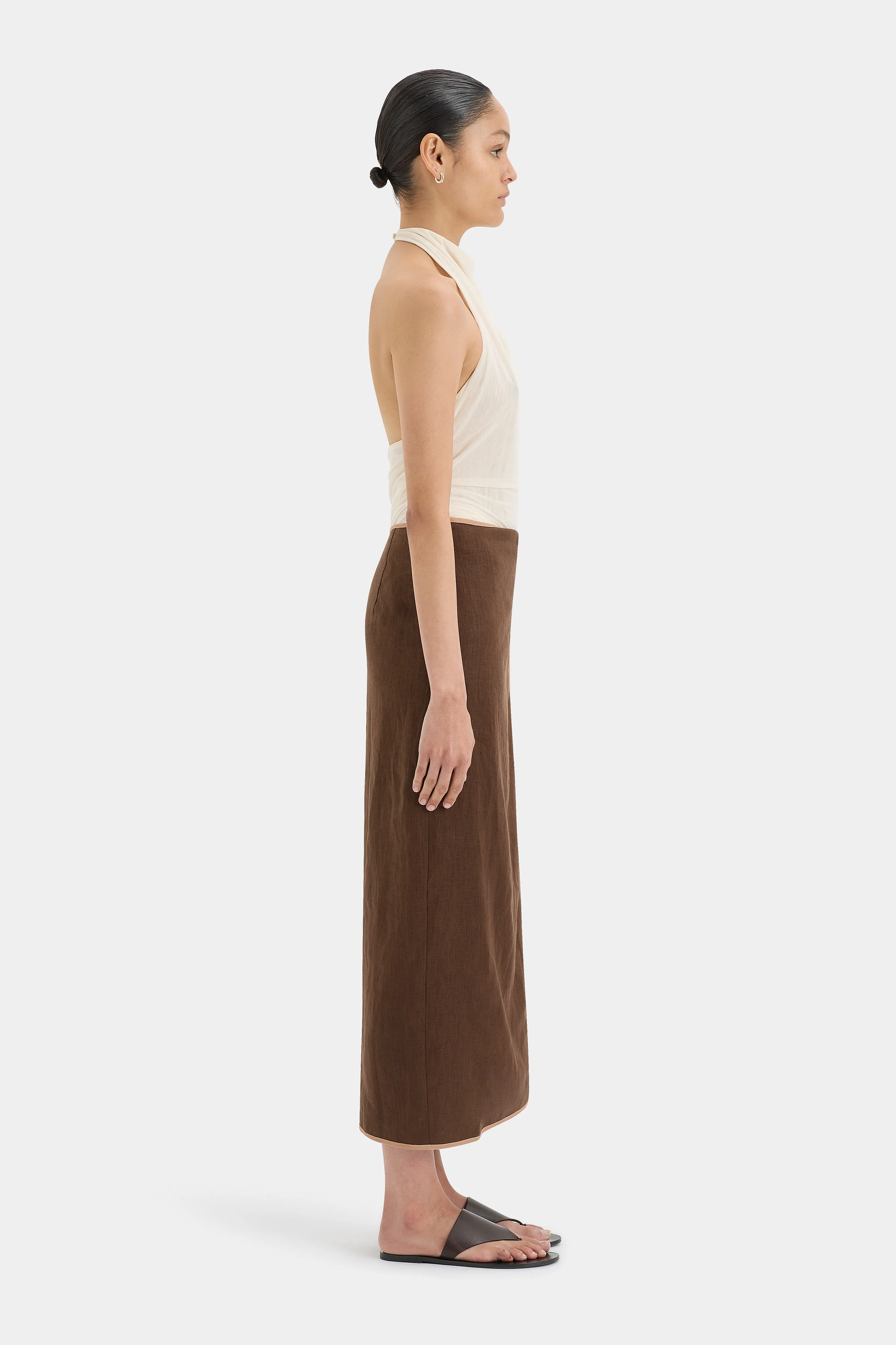 Affogato Twist Midi Skirt sold by SIR the label product image thumbnail 3