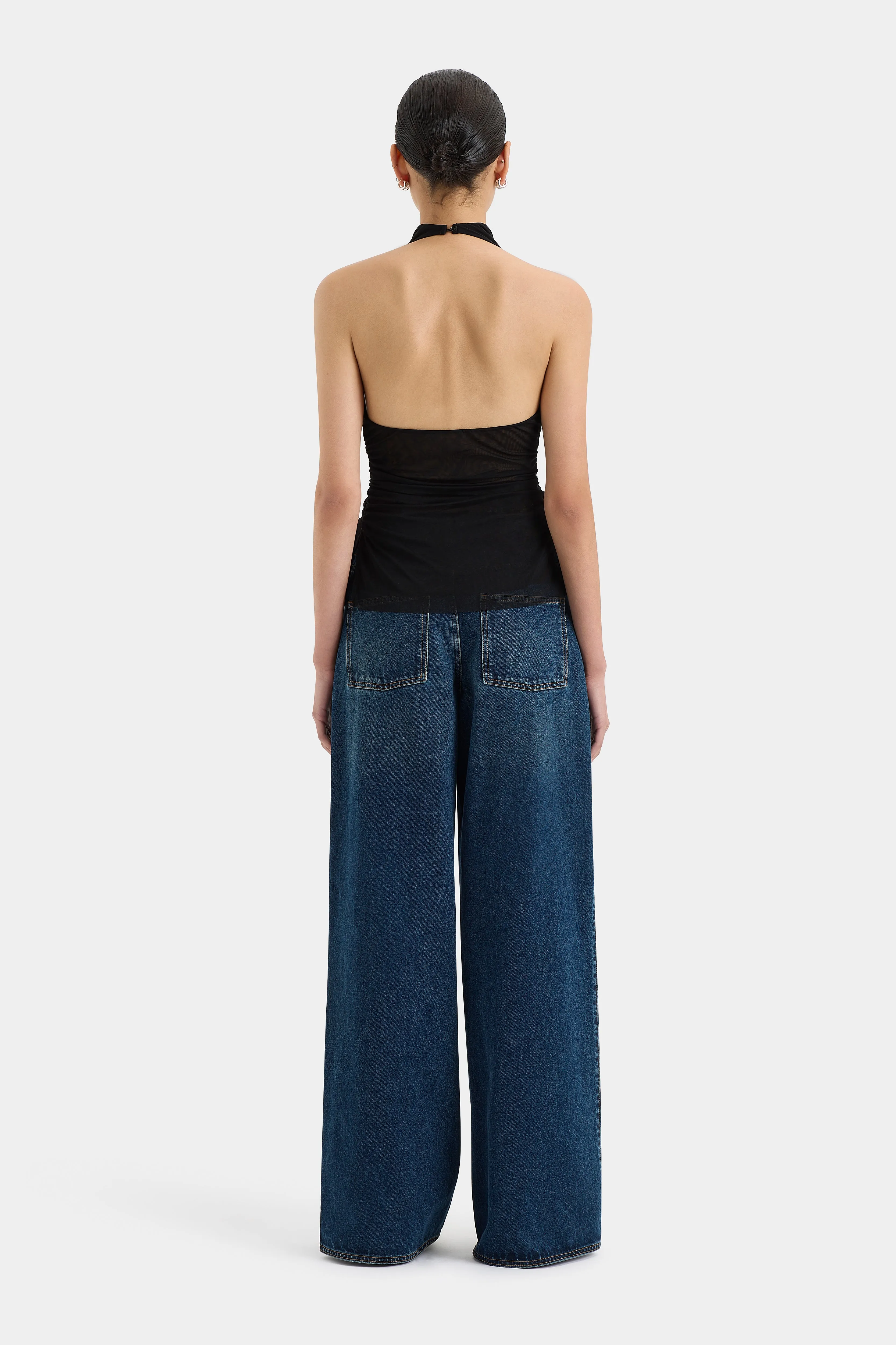 Jacques Mesh Halter Top sold by SIR the label product image thumbnail 4