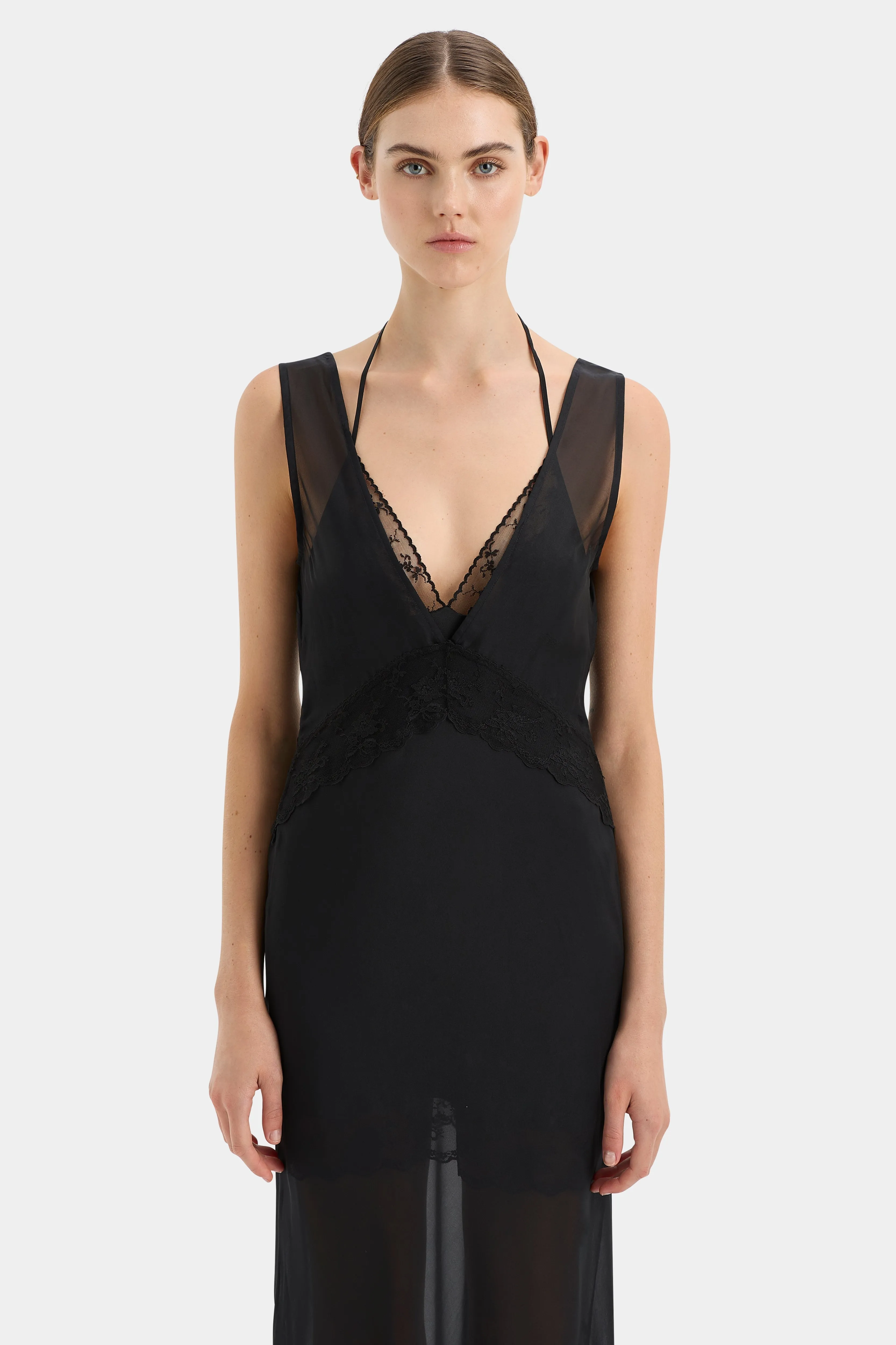 Avellino Lace Layered Dress sold by SIR the label product image thumbnail 5