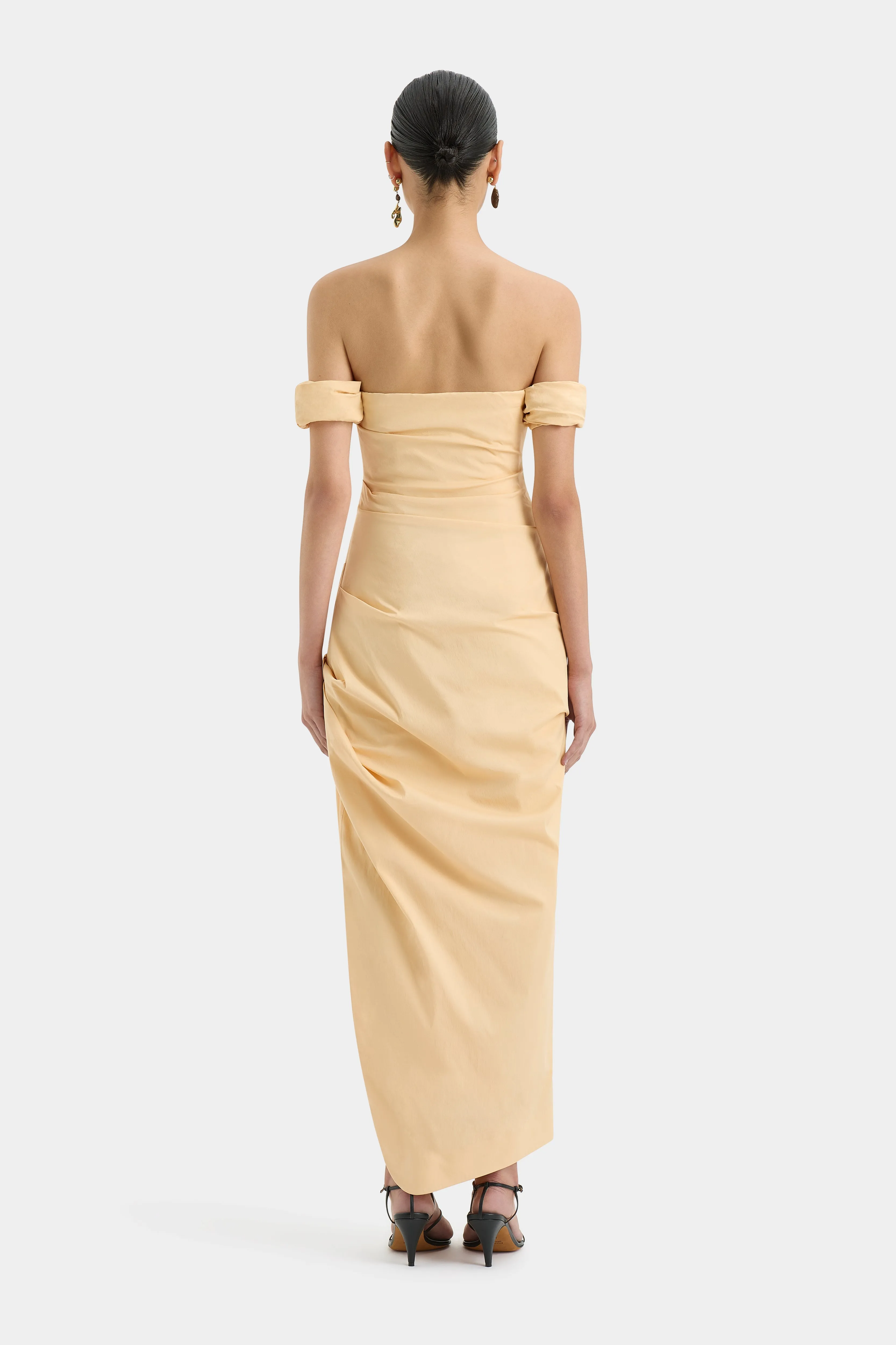 Carmen Draped Gown sold by SIR the label product image thumbnail 2