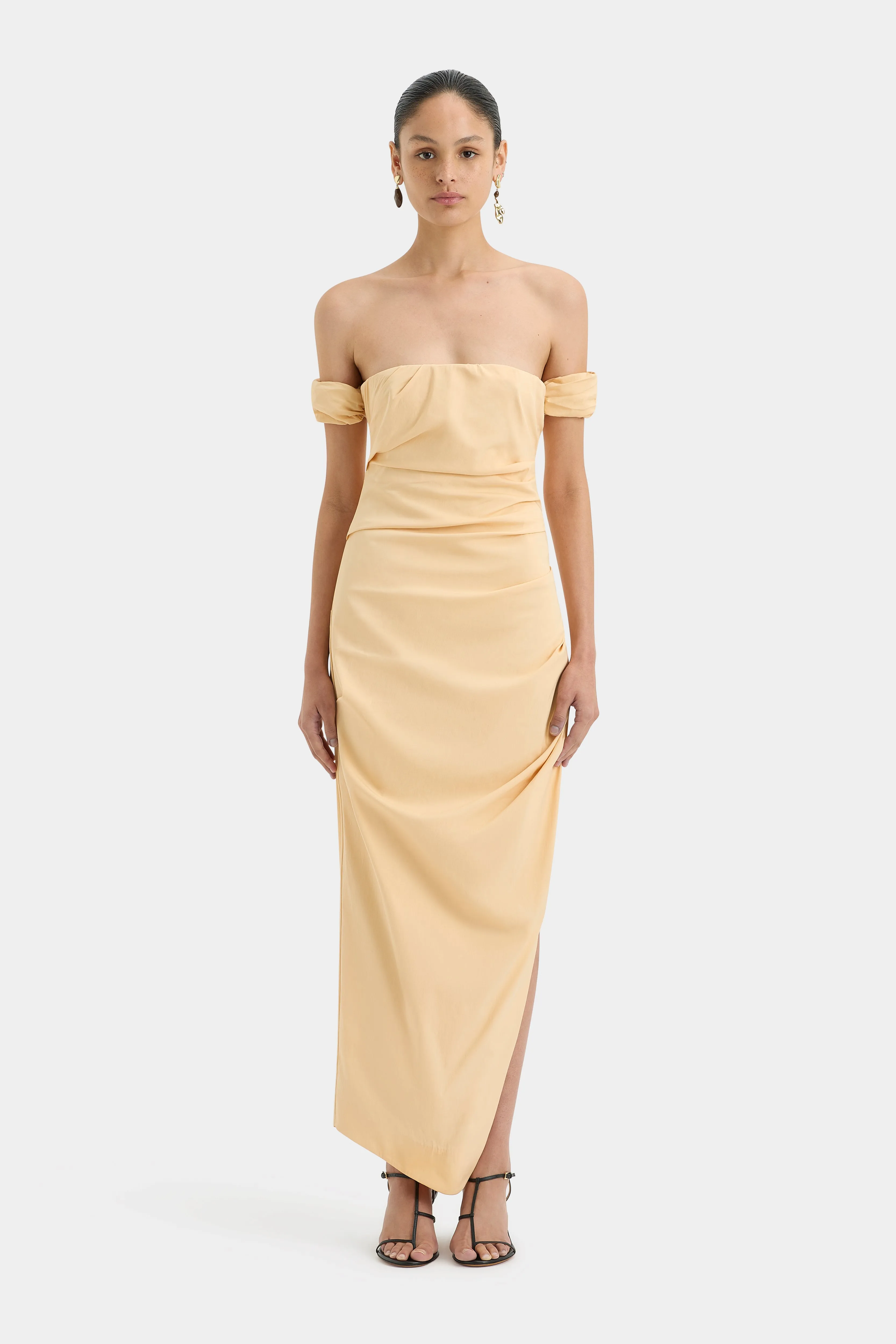 Carmen Draped Gown sold by SIR the label