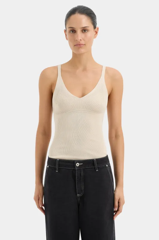 Bridget Knit Tank sold by SIR the label