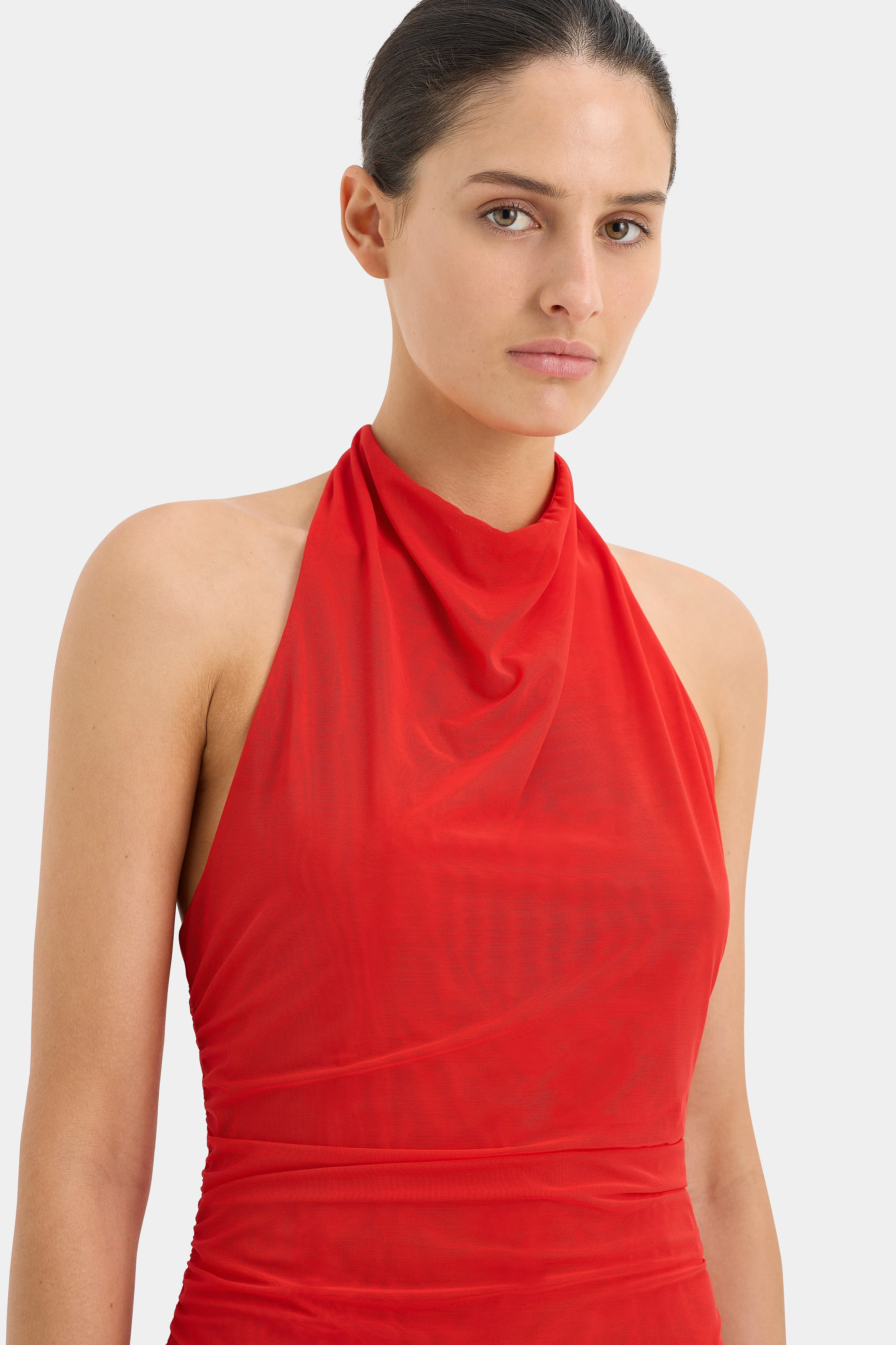 Jacques Mesh Halter Top sold by SIR the label product image thumbnail 5