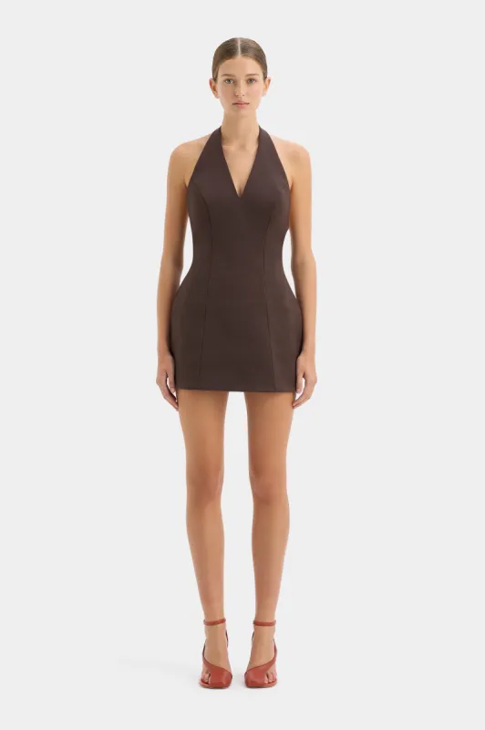 Sandrine Halter Mini Dress sold by SIR the label
