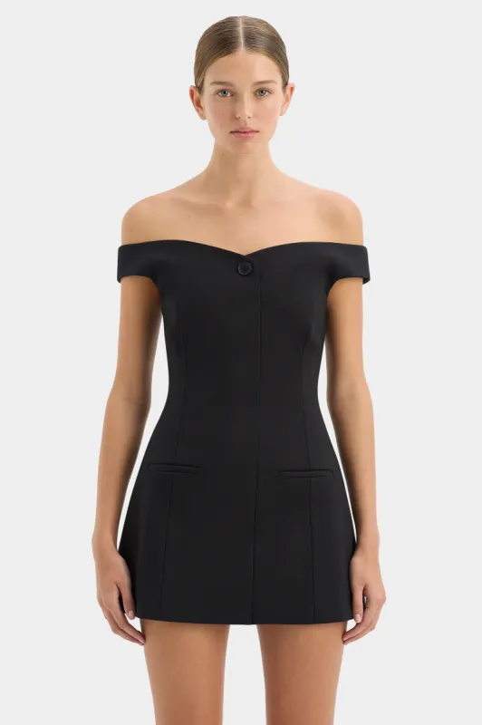 Sandrine Off Shoulder Mini Dress made by SIR the label
