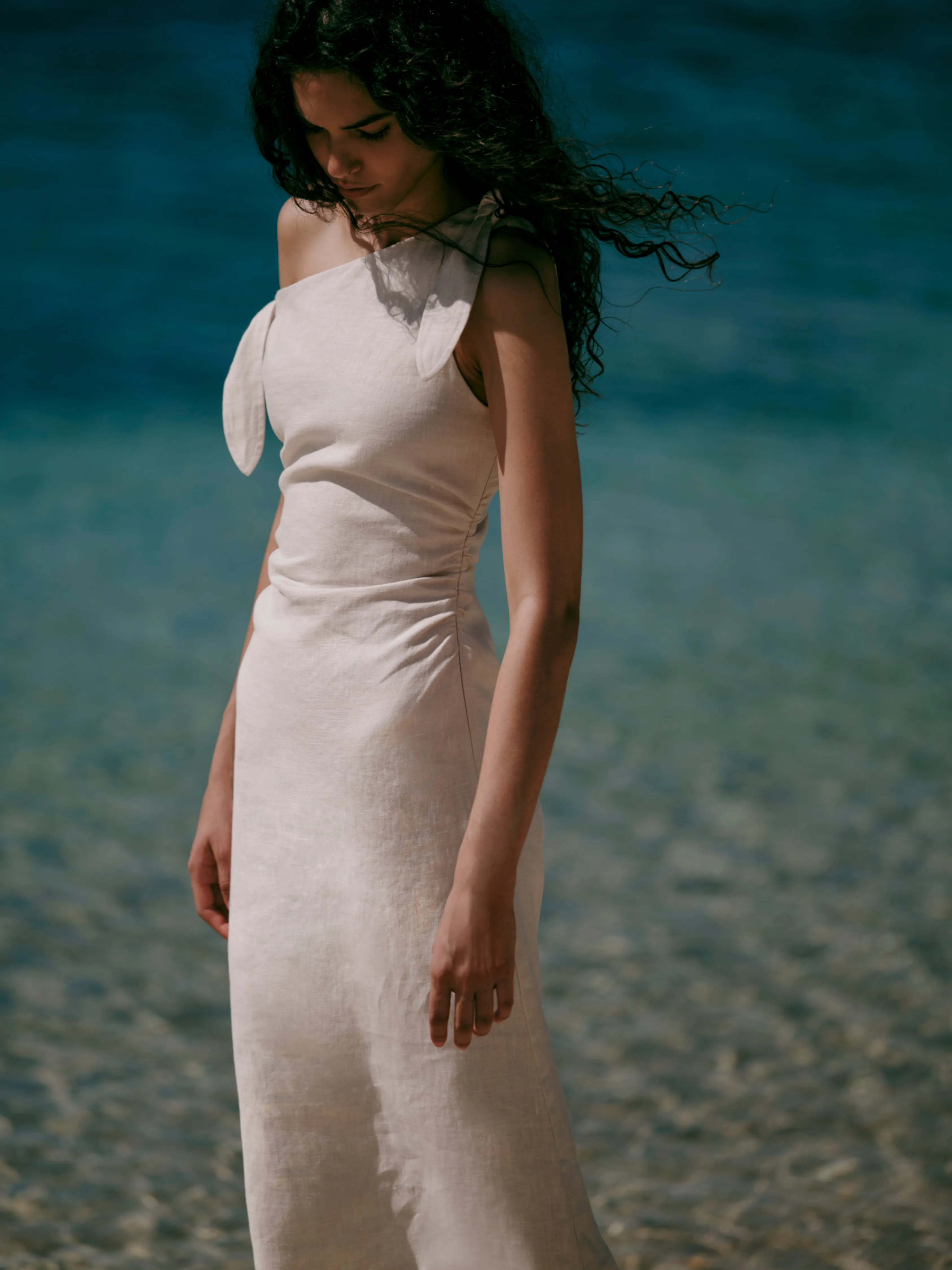 Affogato Tie Shoulder Dress sold by SIR the label product image thumbnail 2