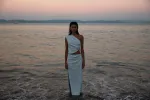 Iris Asymmetric Midi Skirt sold by SIR the label