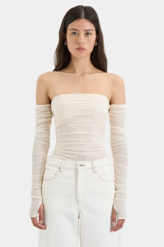 Jacques Off Shoulder Top sold by SIR the label