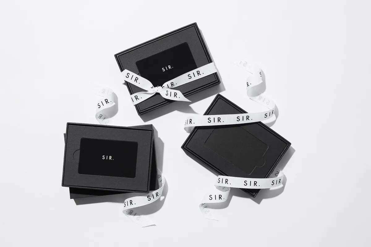 Gift Card sold by SIR the label