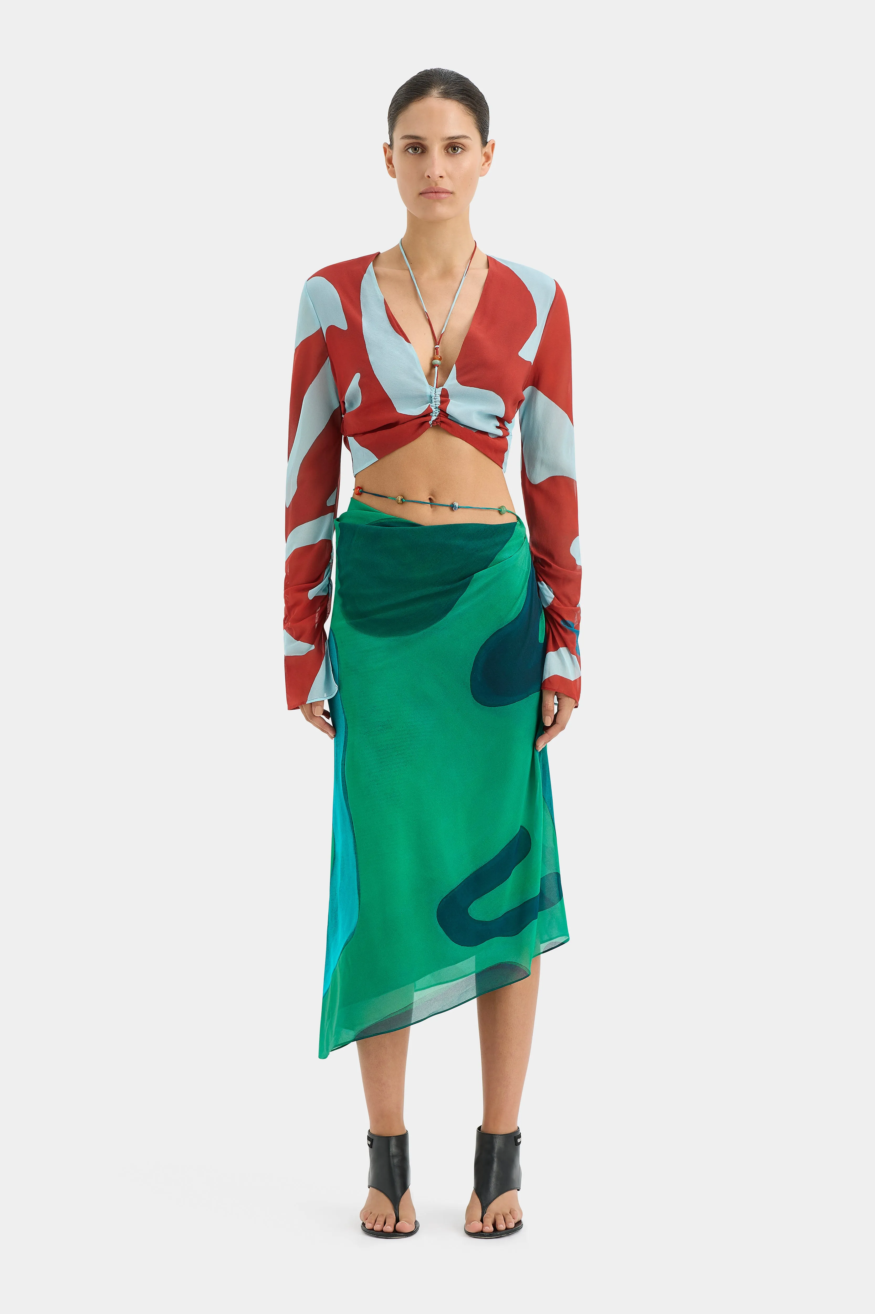 Frankie Bias Skirt sold by SIR the label