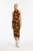 Jacques Mesh Halter Midi Dress sold by SIR the label