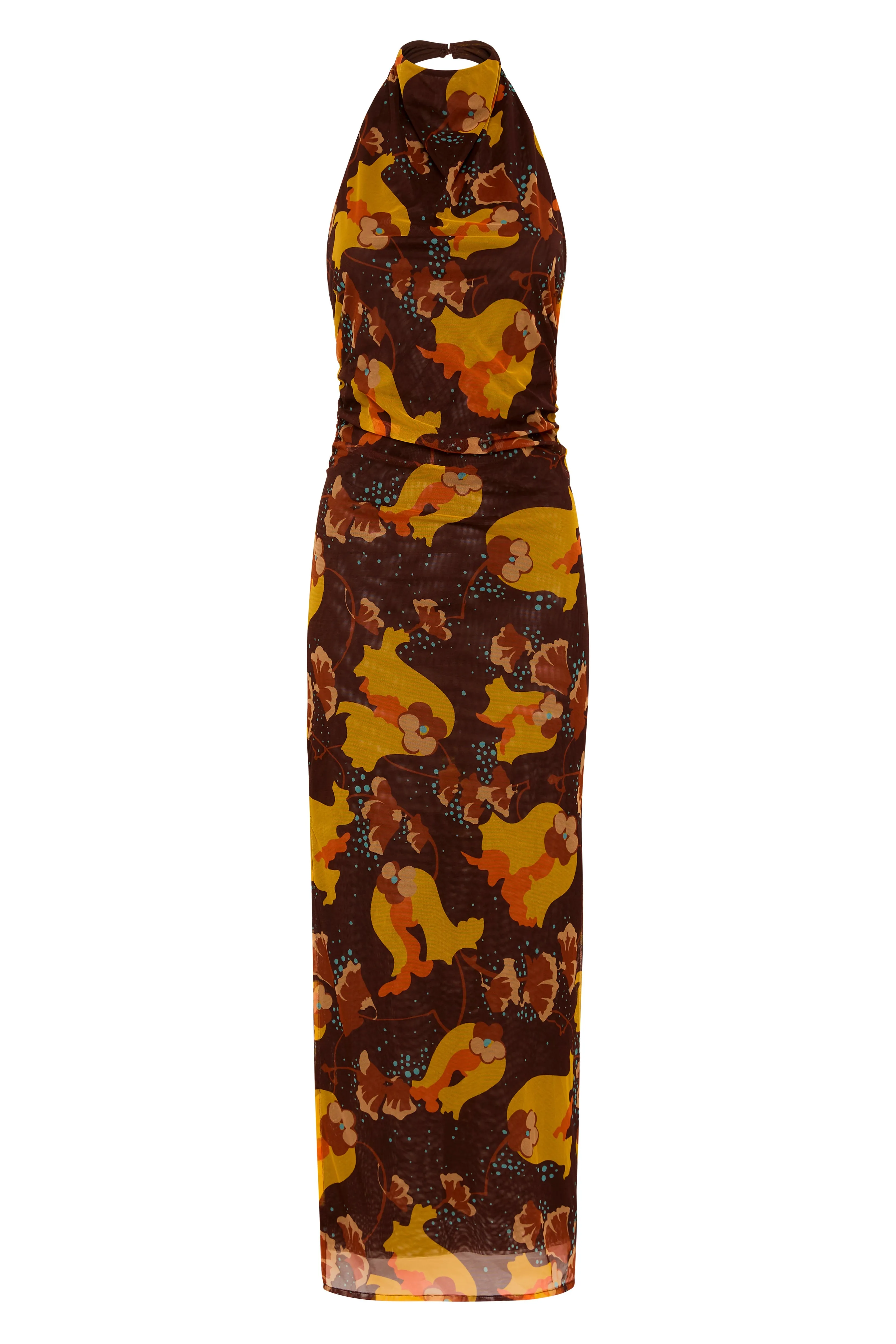 Jacques Mesh Halter Midi Dress sold by SIR the label product image thumbnail 4