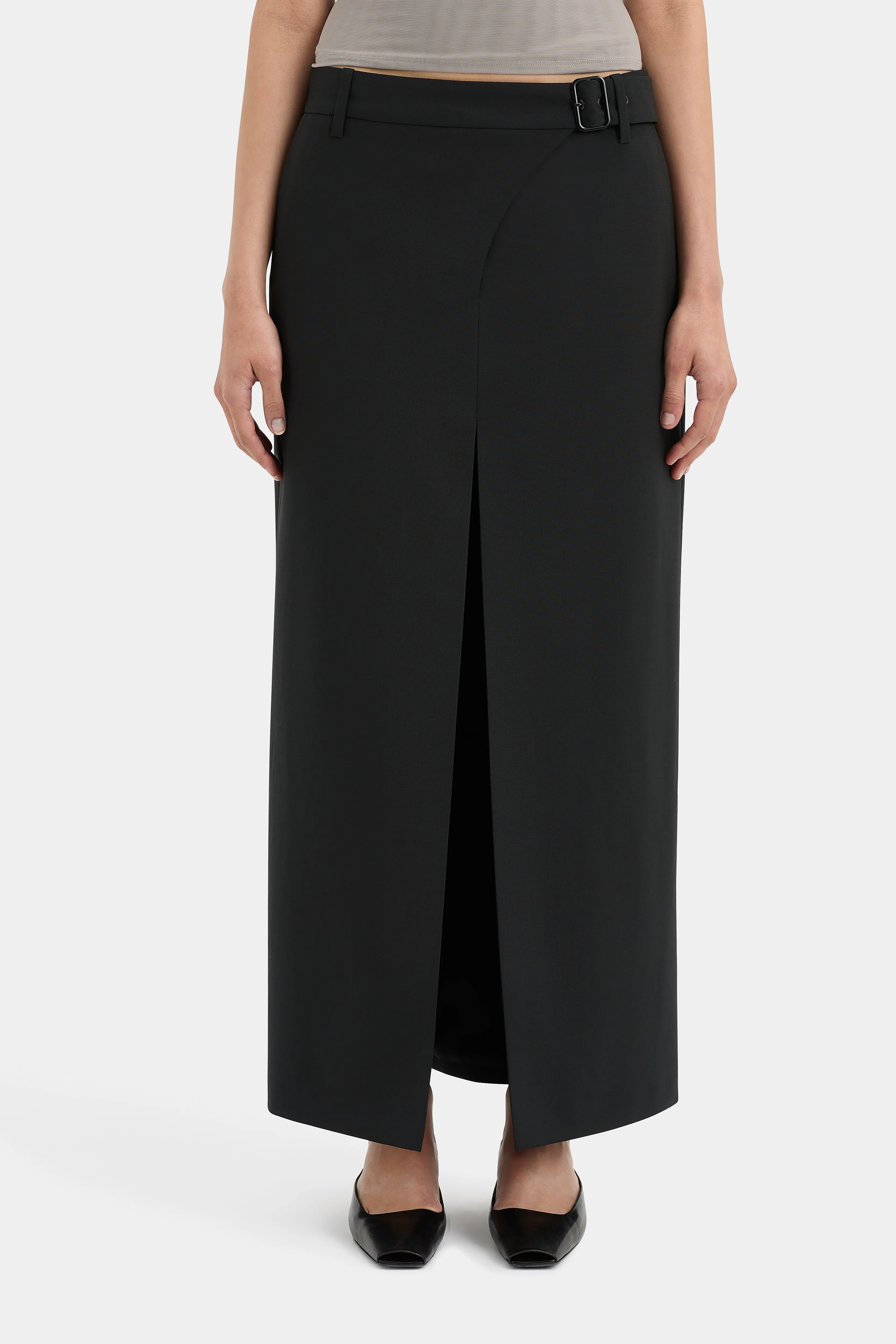 Leonardo Belted Skirt sold by SIR the label product image thumbnail 4