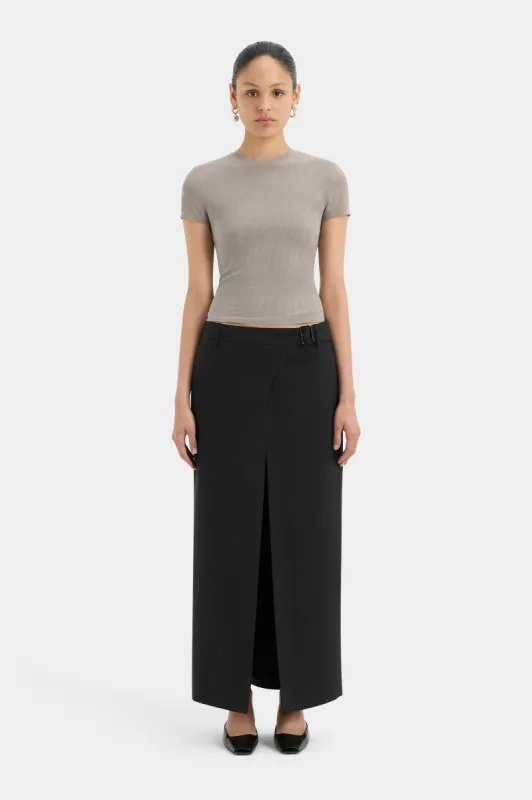 Leonardo Belted Skirt sold by SIR the label