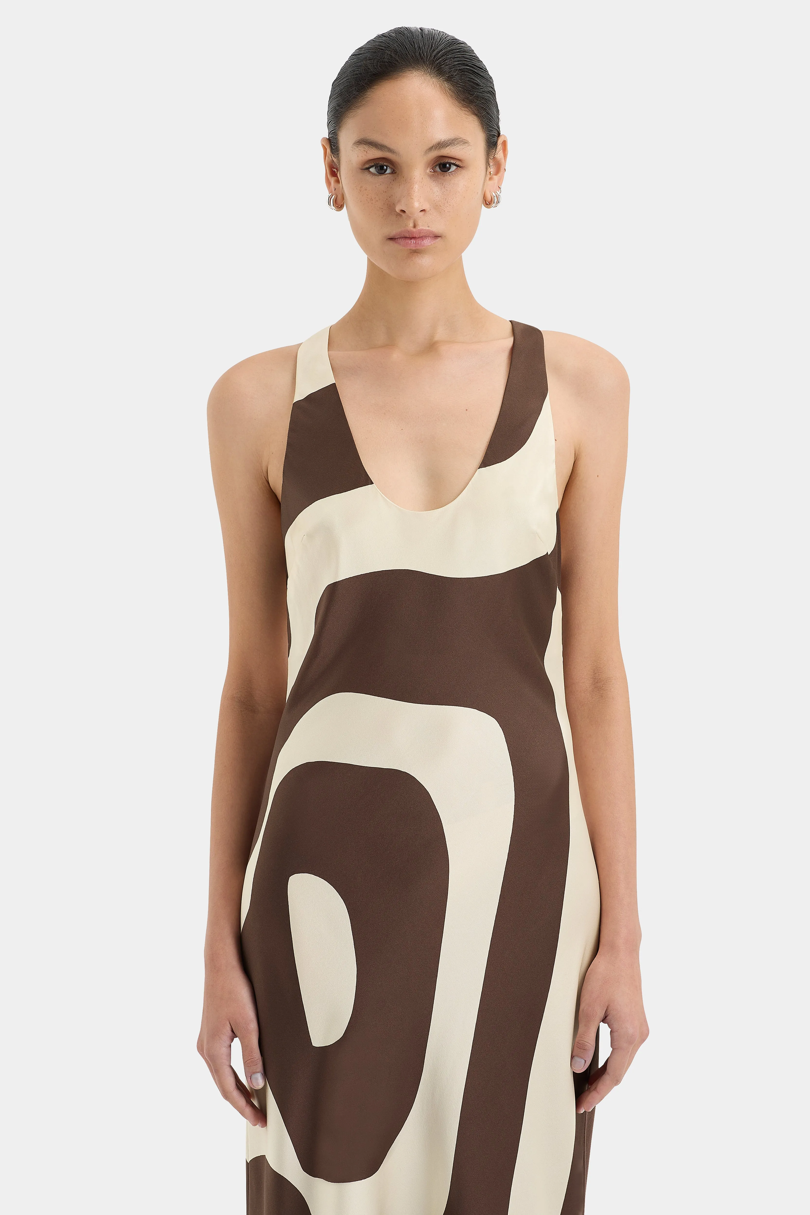 Freddie Scoop Neck Dress sold by SIR the label product image thumbnail 4