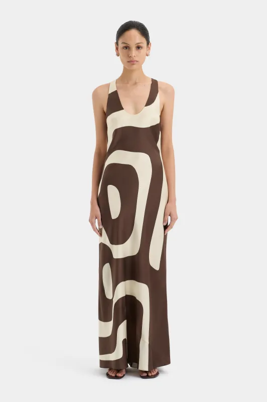 Freddie Scoop Neck Dress sold by SIR the label