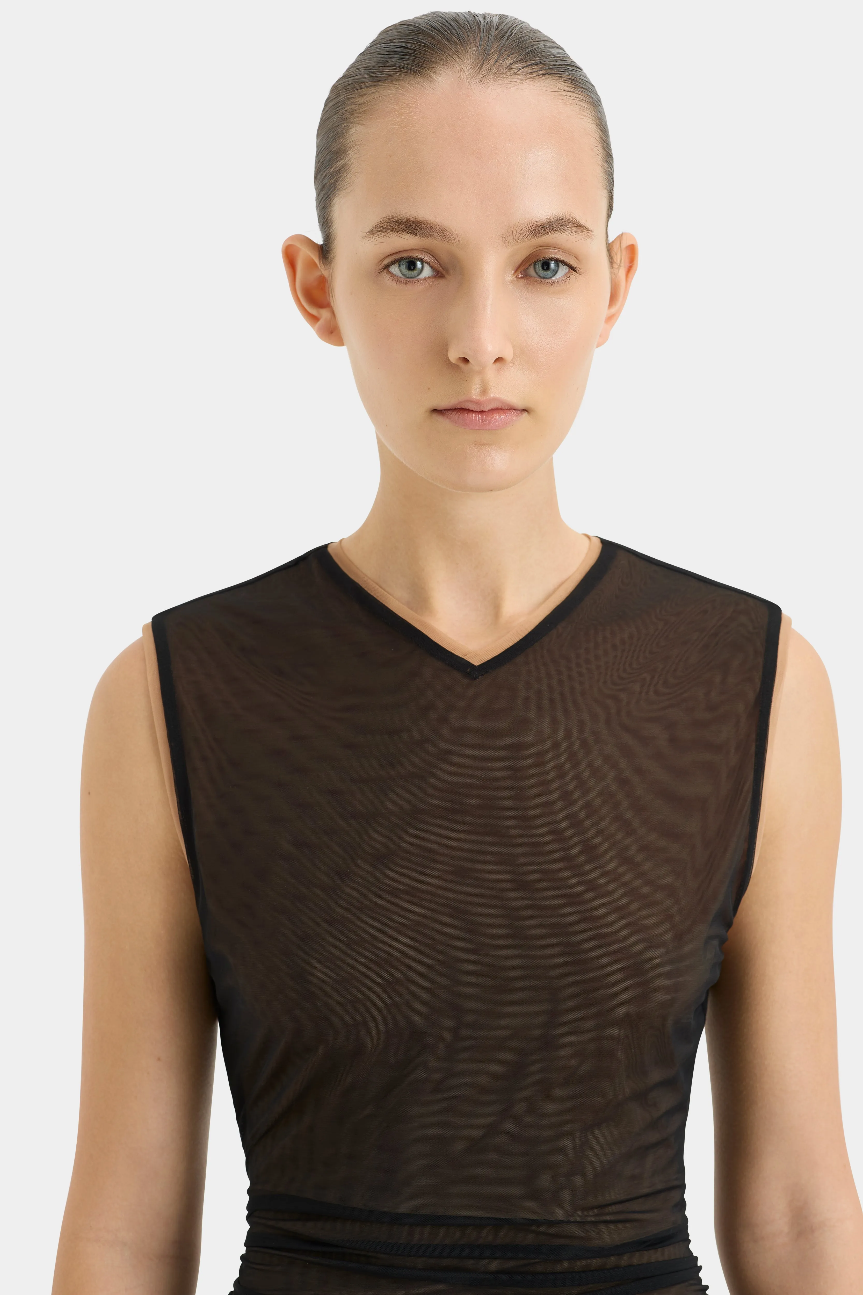 Delta Overlay Dress sold by SIR the label product image thumbnail 5