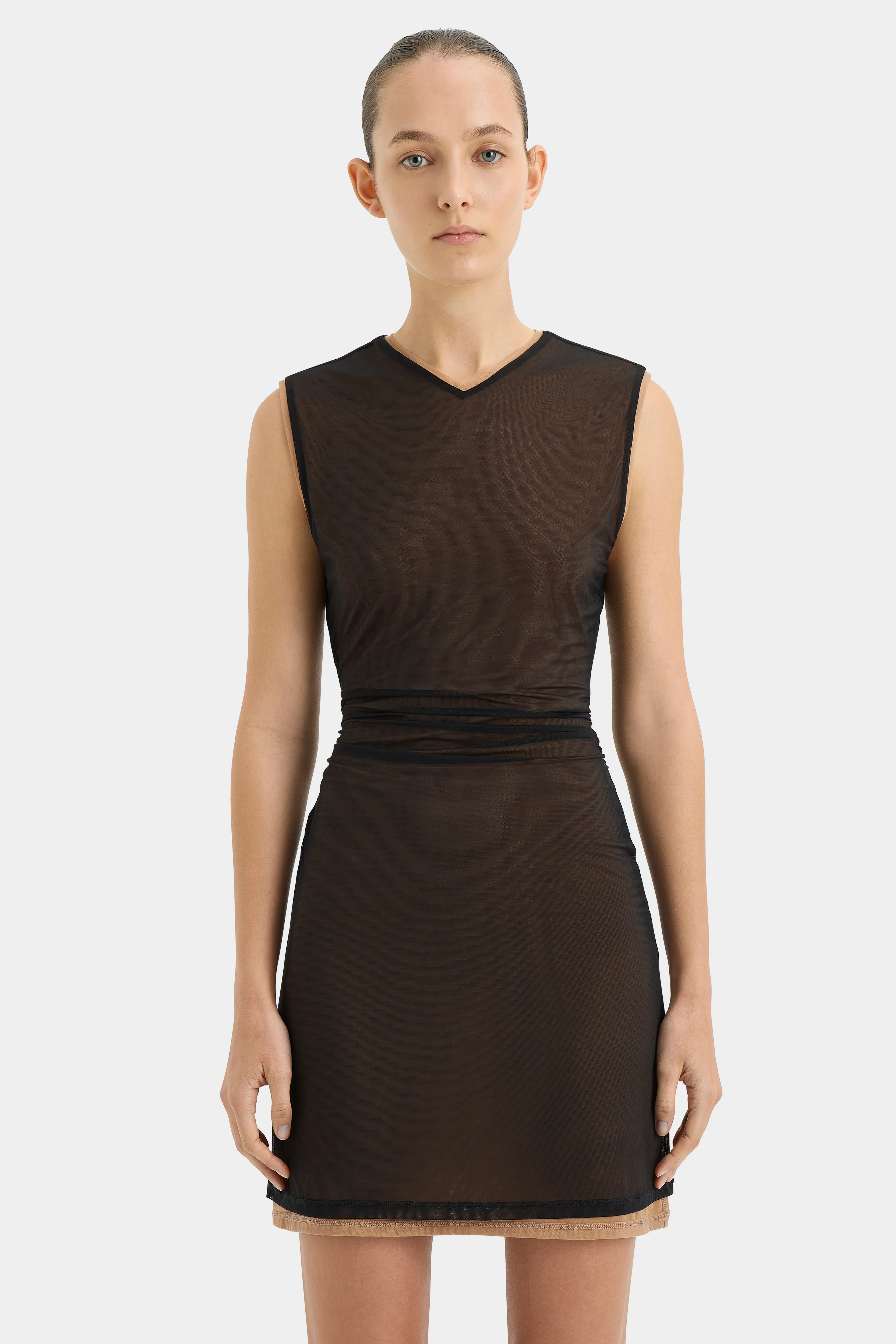 Delta Overlay Dress sold by SIR the label product image thumbnail 4