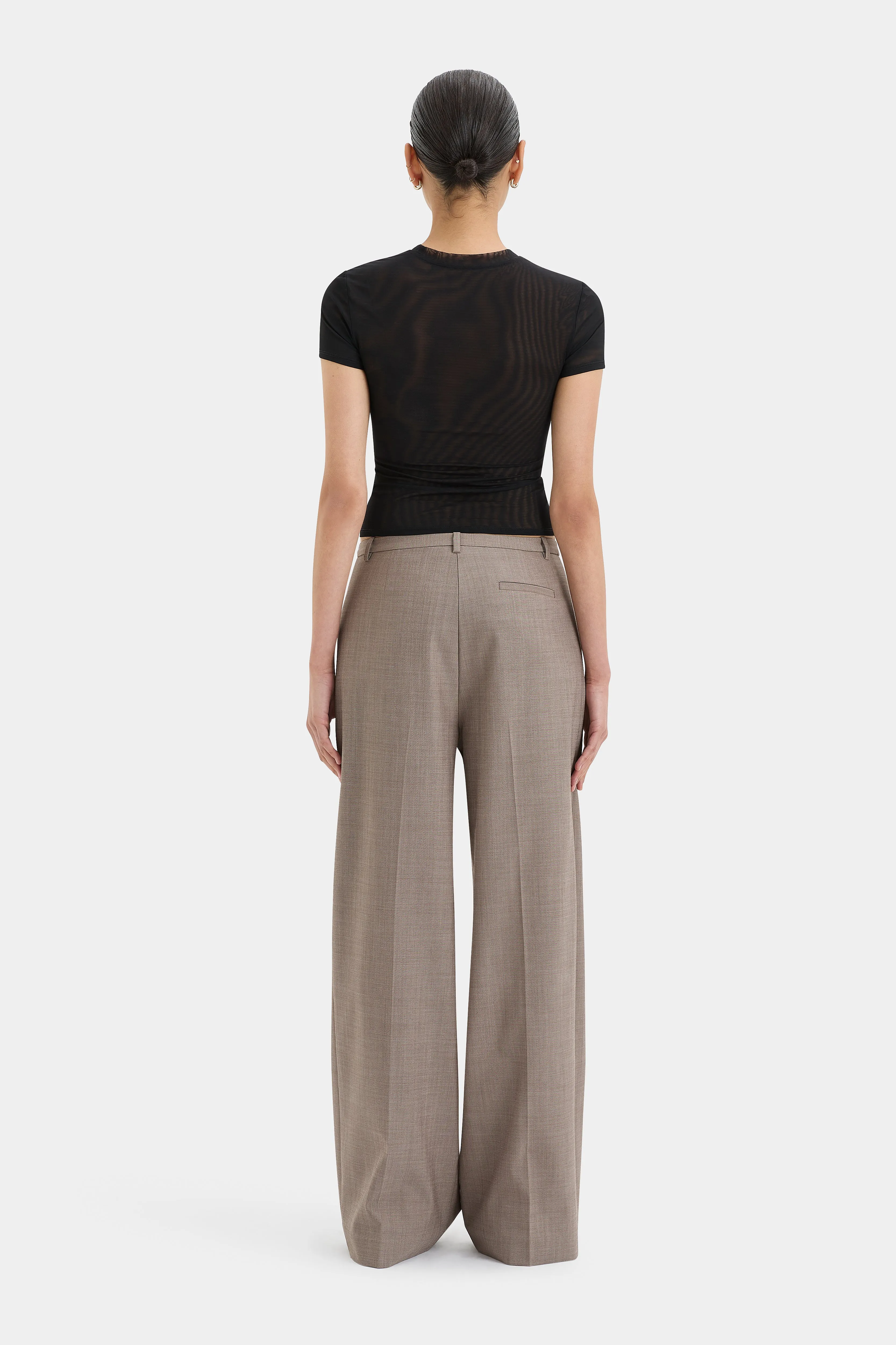 Jacques Mesh Fitted Tee sold by SIR the label product image thumbnail 3