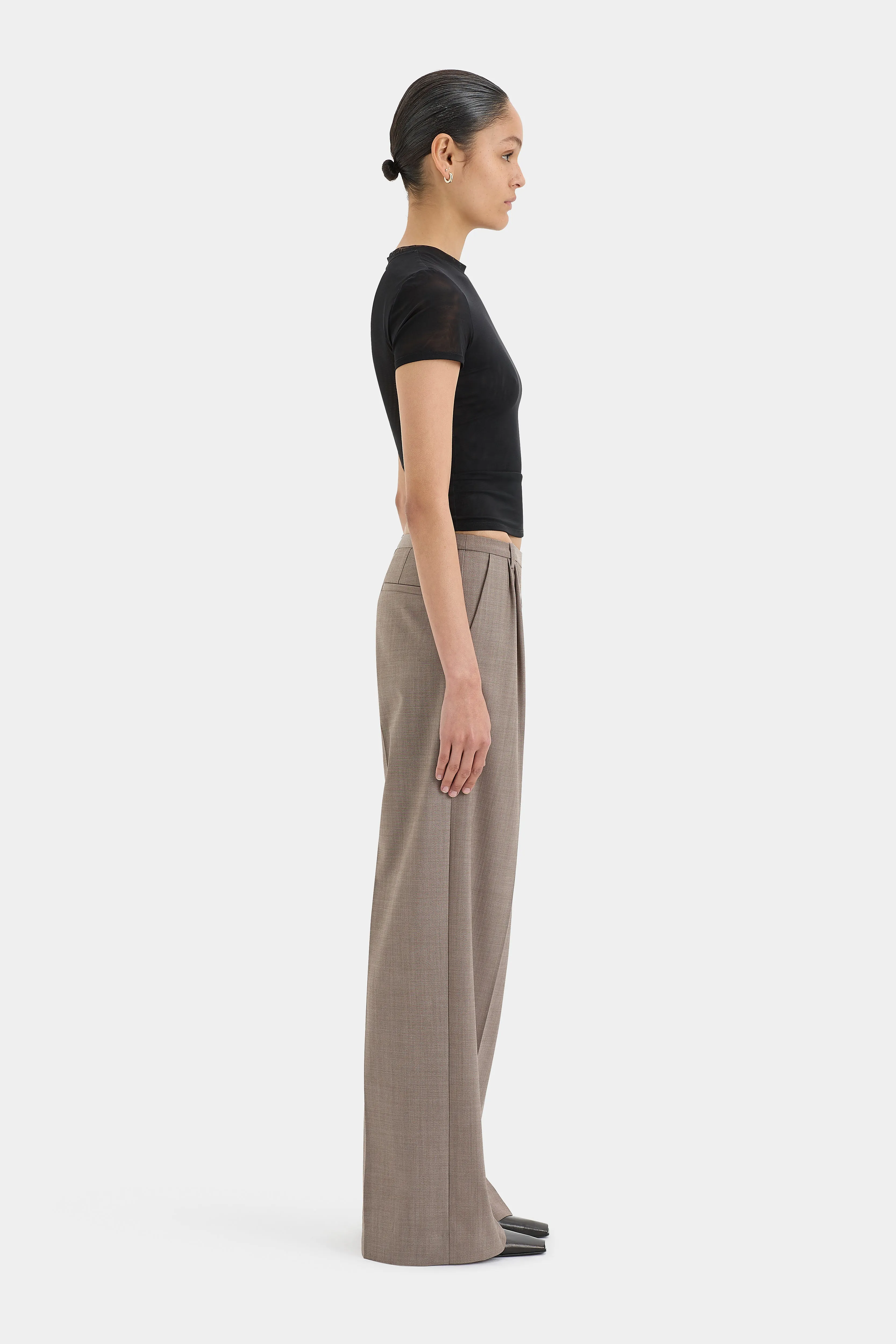 Jacques Mesh Fitted Tee sold by SIR the label product image thumbnail 4